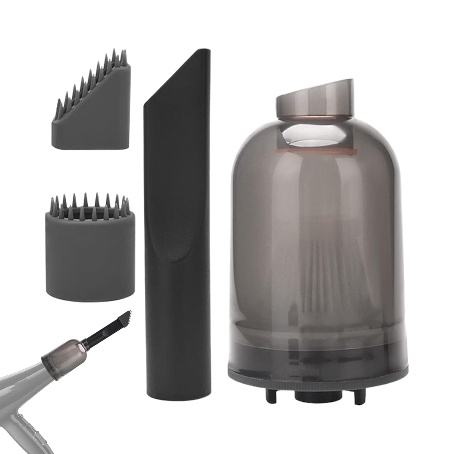 Blow Dryer Attachment - Multifunctional Cleaner Tool,Hair Dryer Attachments | for Barber Family Friend Salon Shop Indoor Haircut