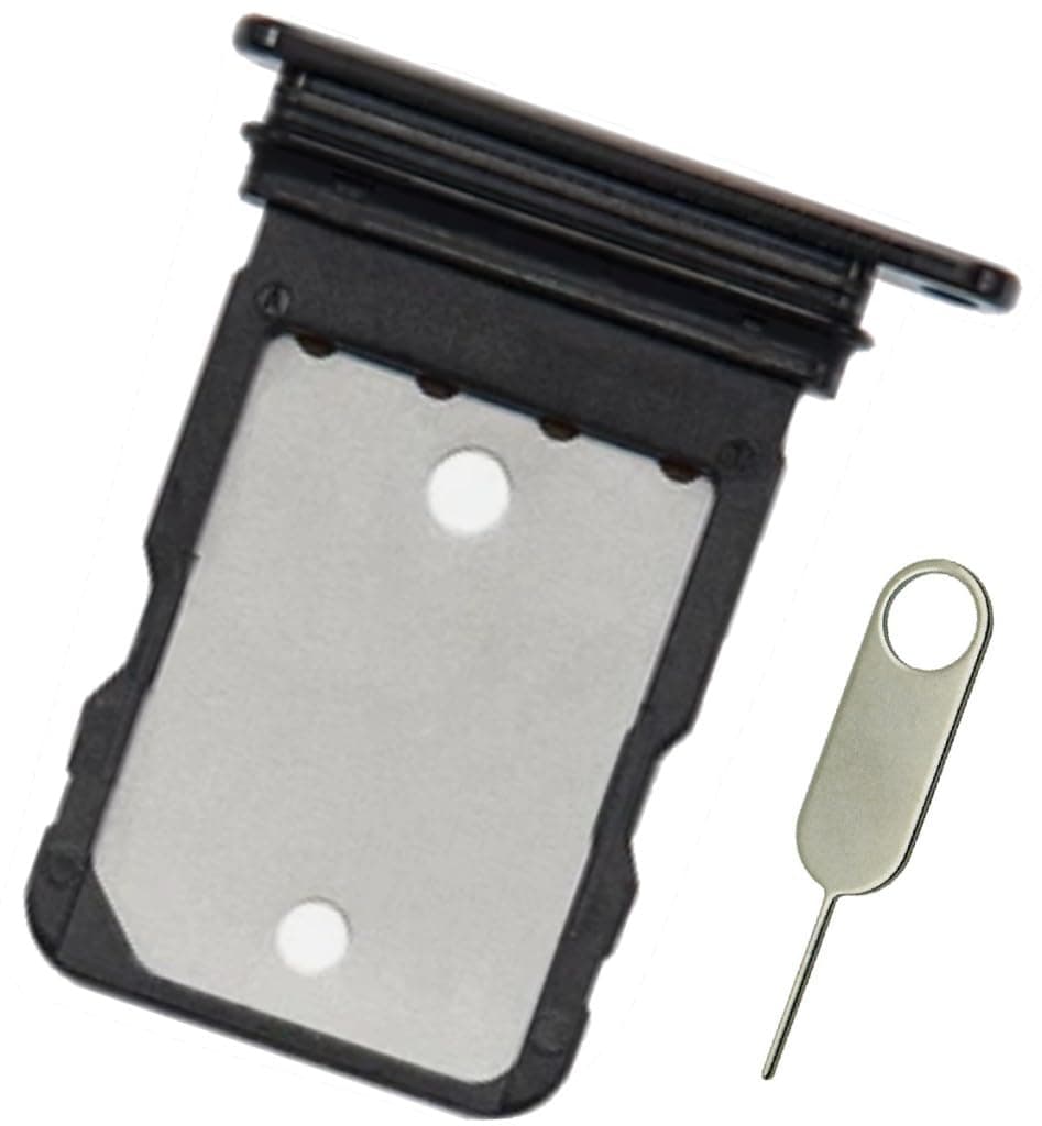 Replacement SIM Card Tray Slot Holder for Google Pixel 9A - Obsidian/Black Color