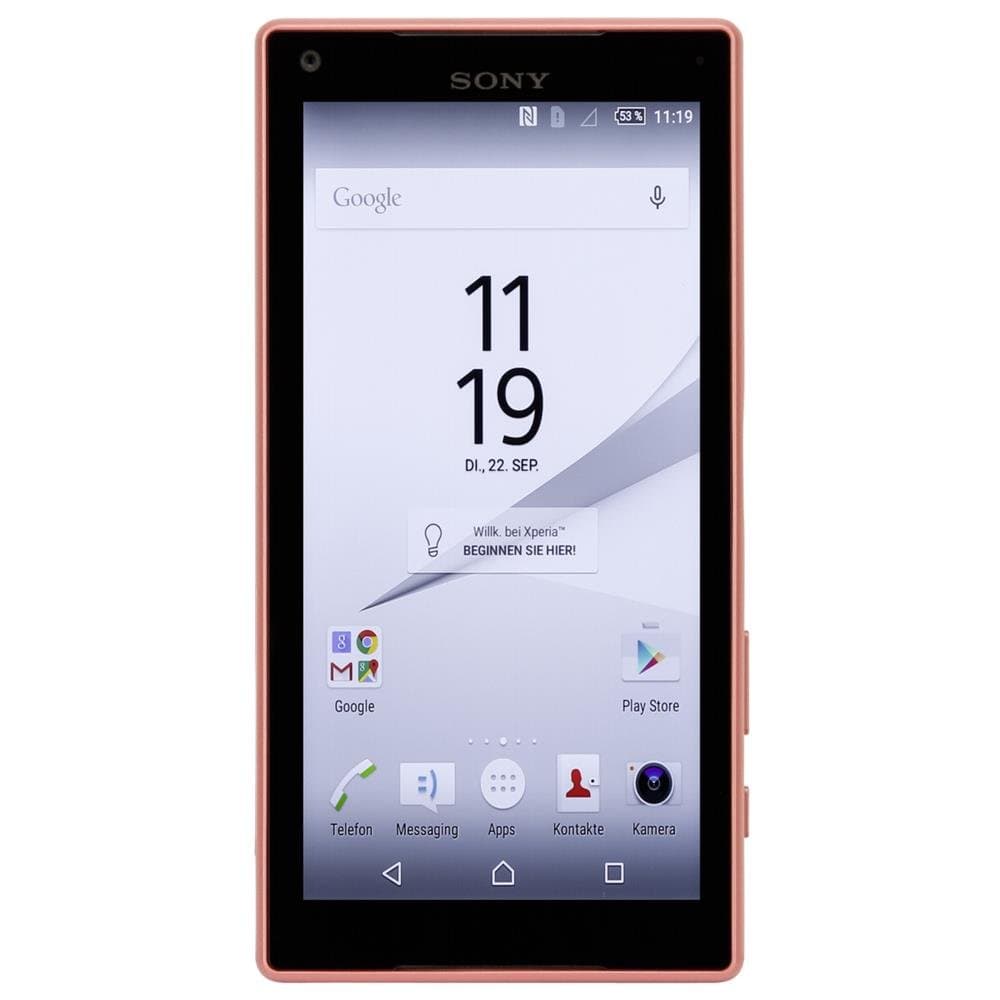 Sony Xperia Z5 Compact SINGLE SIM 32GB ROM + 2GB RAM (GSM Only|No CDMA) Factory Unlocked 4G/LTE Smartphone (Coral) - International Version
