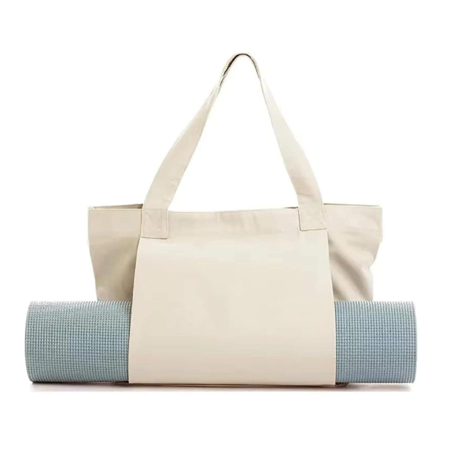 Yoga Mat Bag for Women | Large Capacity Gym Tote with Zipper – Durable Portable Sport Bag for Thick Yoga Mats, Fitness Gear & Daily Essentials | Multi-Functional for Gym, Travel & Work