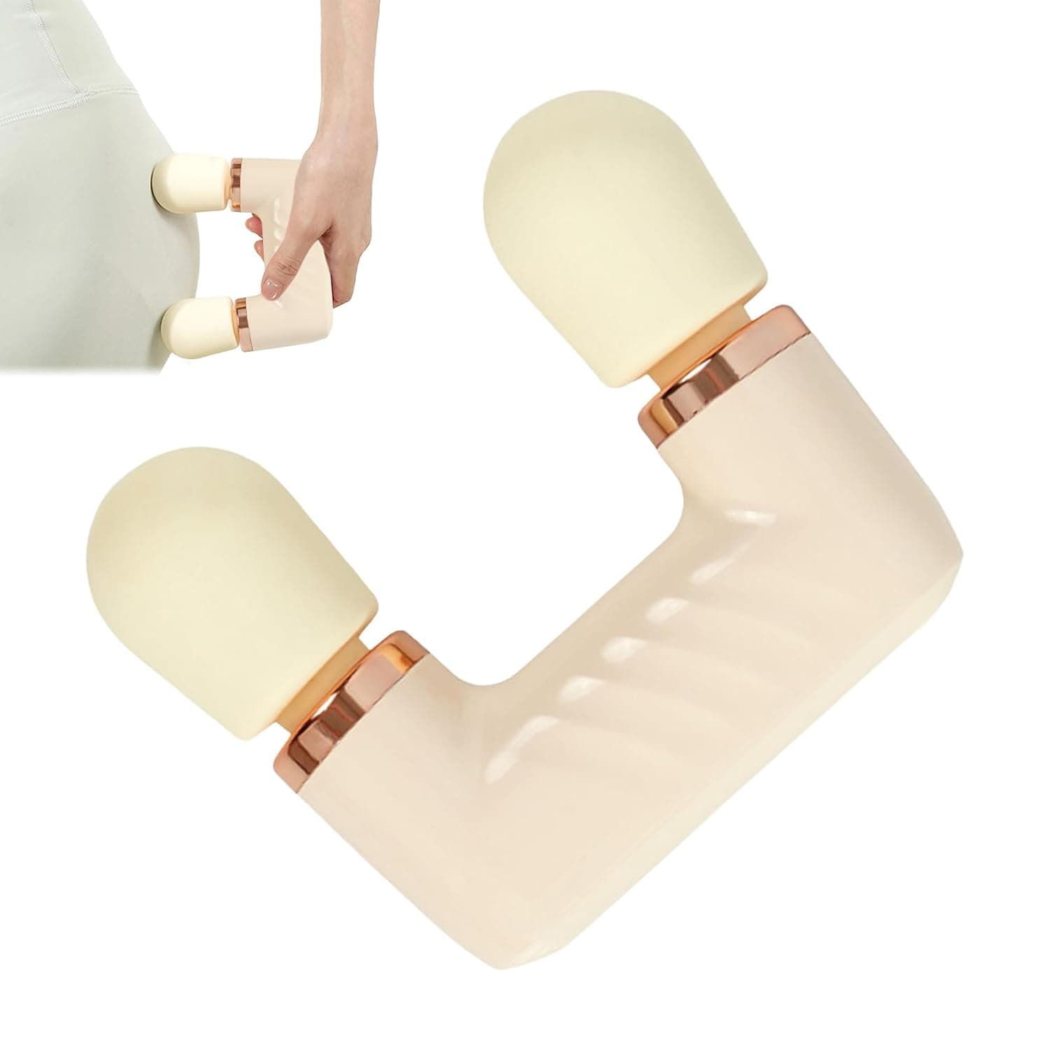 Portable Percussion Body Massager Double-Headed Body Massage | Muscle Relaxation Device for Players Women Men Laborers Busy Professionals Travelers Travel Fitness Lovers Gym Home Office