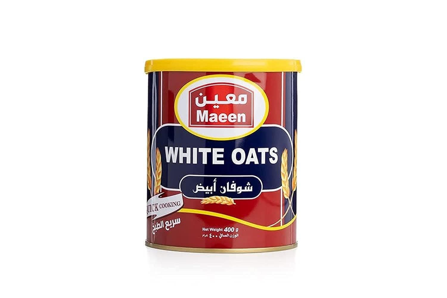 Maun White Oatmeal in Quick Cooking Box, 400g, Pack of 1