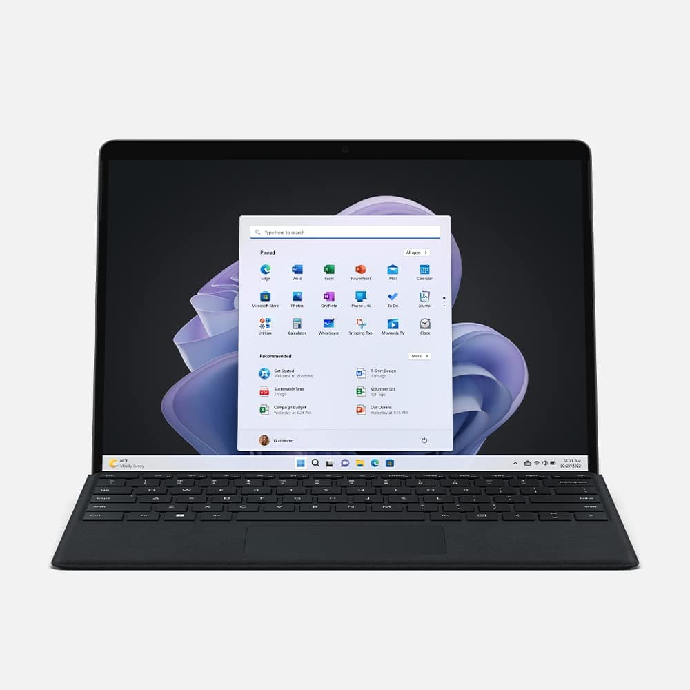 Microsoft Surface Pro 9 | 13” 2-in-1 Laptop/Tablet PC | Intel Core i7-1255U, Fast processor for Multi-tasking | 16GB RAM | 512GB SSD | Windows 11 Home | Black | QIX-00025 KSA Version | Device Only