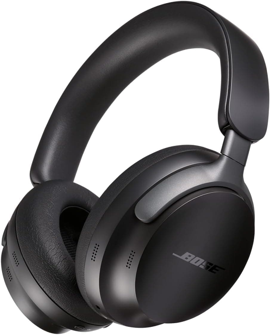 Bose QuietComfort Ultra Wireless Noise Cancelling Headphones, (Black)