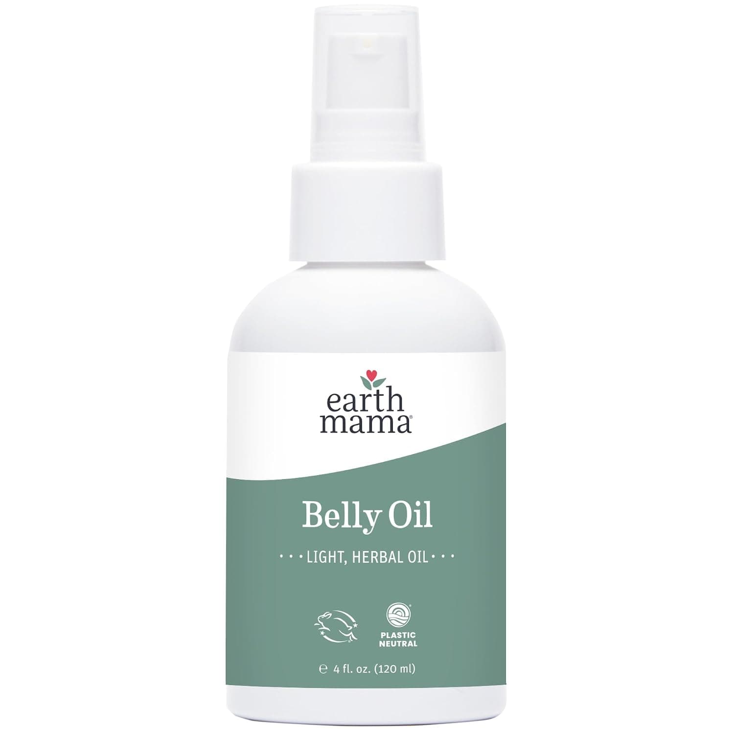 Earth Mama Belly Oil to Help Ease Skin and Stretch Marks, 4-Fluid Ounce
