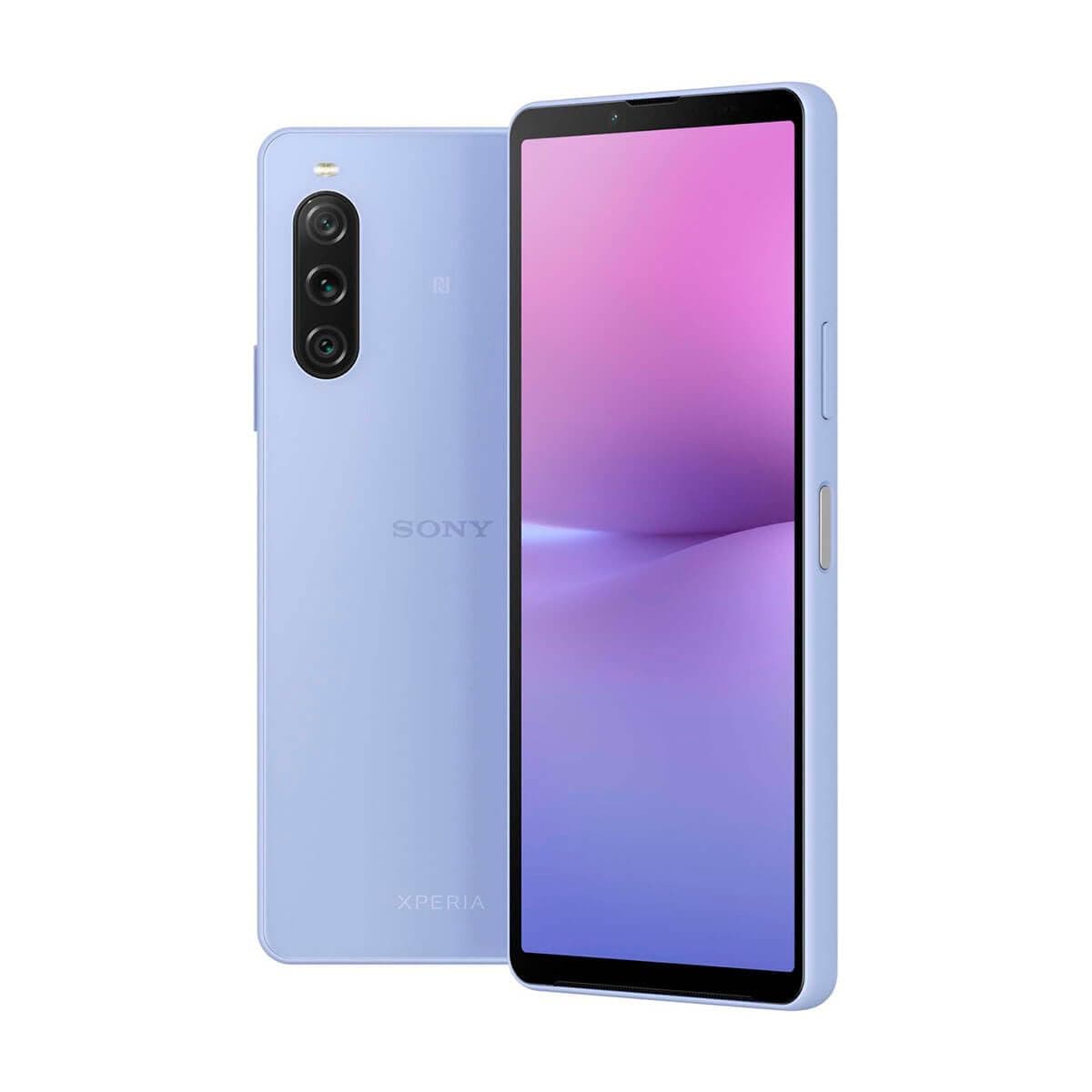 Sony Xperia 10 V DUAL-SIM 128GB ROM + 6GB RAM (GSM Only|No CDMA) Factory Unlocked 5G Smartphone (Lavender) - International Version