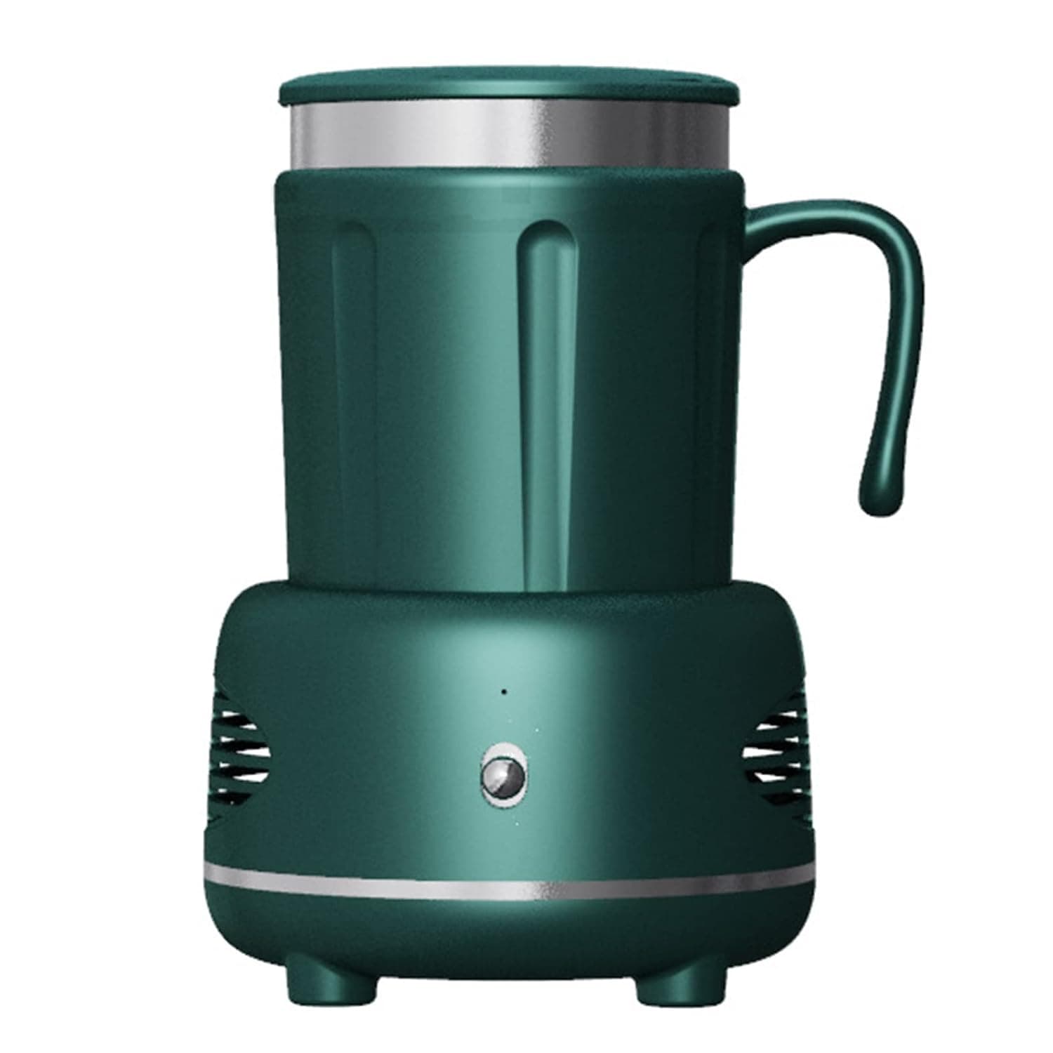 Portable Smart Cold and Warm Cup Multi-Functional Hot and Cold Cup Quick Refrigeration Cup,Green