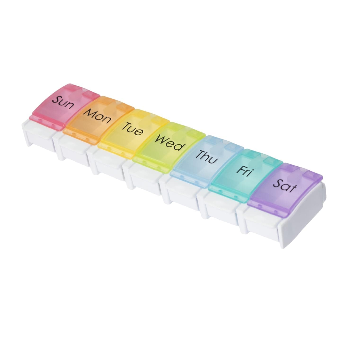 Weekly/Daily Pill Organizer 3 Times a Day, Portable Travel Pill Box 7 Day with Large Pill Containers, Light-Proof Pill Case for Vitamins, Medication, Supplements From ZidMed (Pill Box Weekly)
