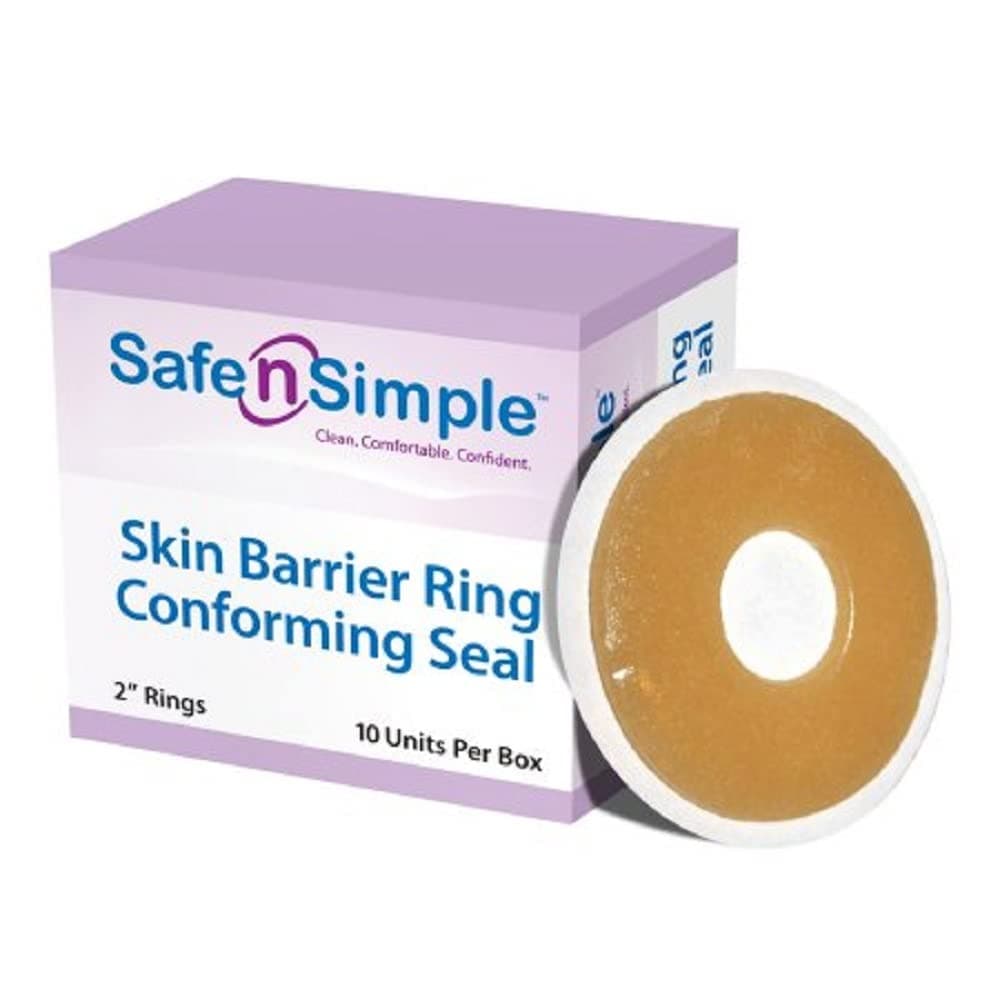 SAFE N SIMPLE RRSNS684U2 Conforming Adhesive Seals44; 2 in. Skin Barrier Ring