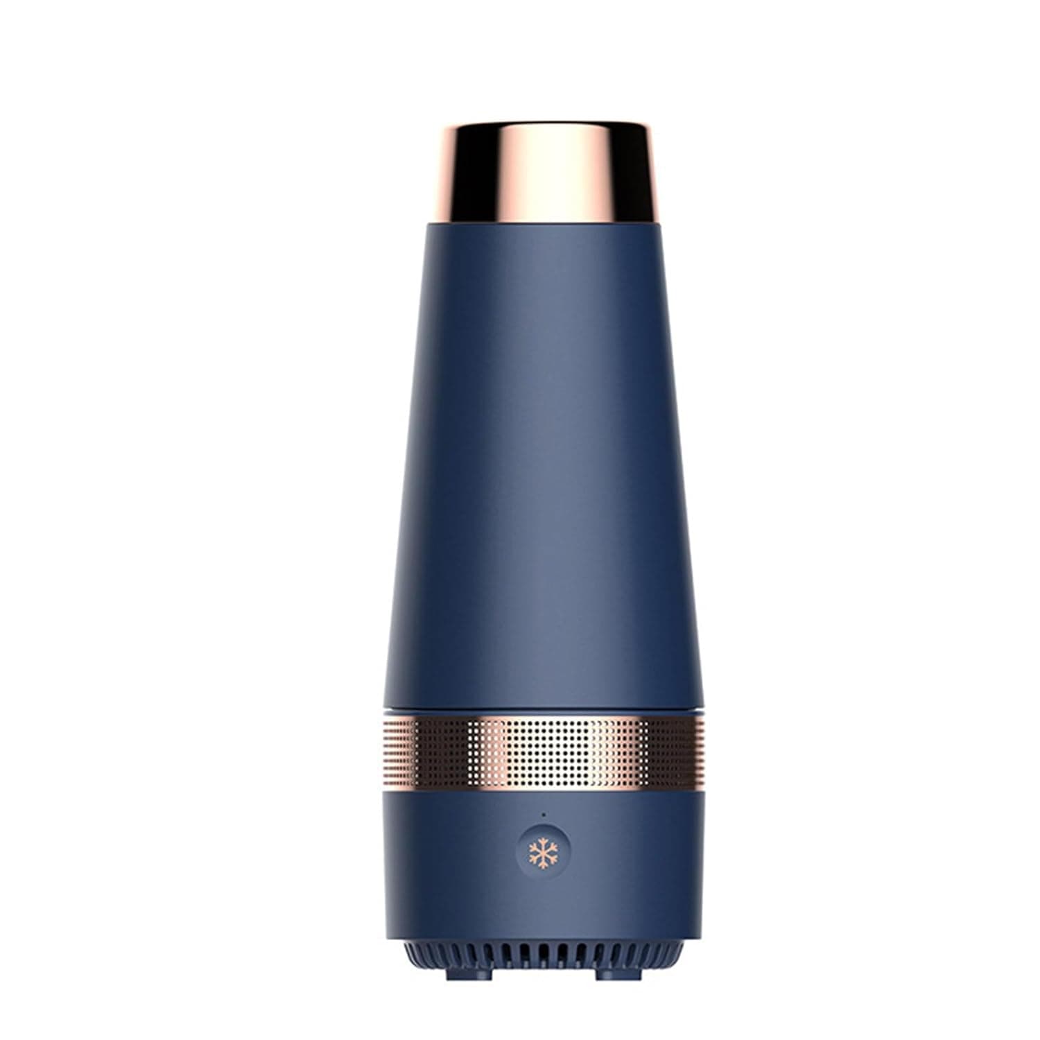 USB Portable Heating and Cooling Water Cup Outdoor Sports Home Car Thermostat Cup Hot and Cold Dual-Use Cup,Blue