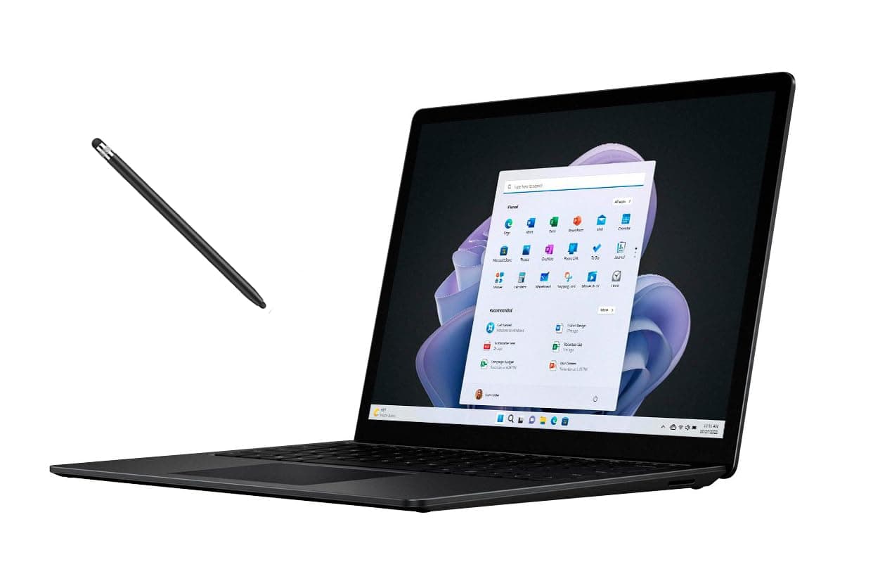 Microsoft Surface Laptop 4 Super Thin 15 Inch Touchscreen Laptop Black Intel 11th Gen Quad Core i7, 16 GB RAM, 512 GB SSD, Windows 10 Home, 2021 Model, 5IM 00004