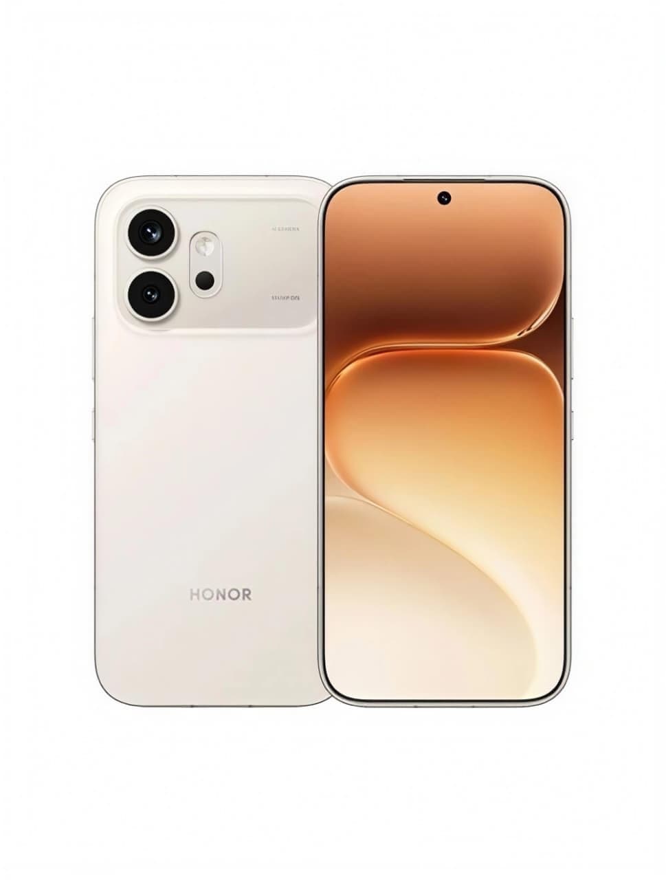 HONOR 600 5G, 8GB RAM + 256GB Storage, 200MP AI Camera, Silicon-Carbon Battery, 80W HONOR SuperCharge, 6.57" AMOLED 120Hz Display, Golden White