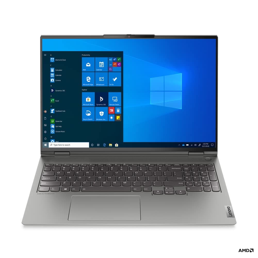 Lenovo Thinkbook 16P Amd,Ryzen 9 5900Hx,32Gb(16Base+16) Ddr4,1Tb Ssd M.2 2280 Nvme,Nvidia Quadro Rtx3060 6Gb,16.0" Wqxga Ips,Win 10 Pro 64,1 Year Carry-In,Mineral Grey