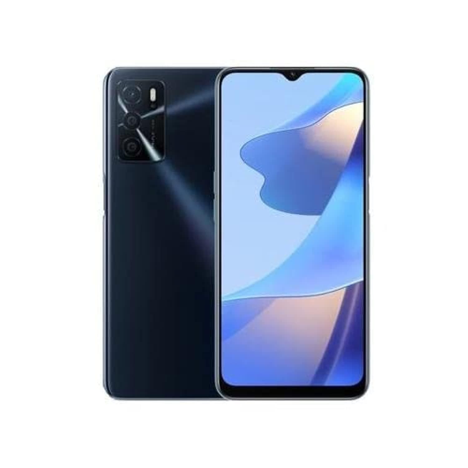 OPPO A16s Smartphone, 5000mAh Long-Lasting Battery, RAM 4GB + ROM 64GB expandable, 6.52” 60HZ Display, AI Triple Camera 13+2+2 MP, NFC, ColorOS11.1, [UK version], Black