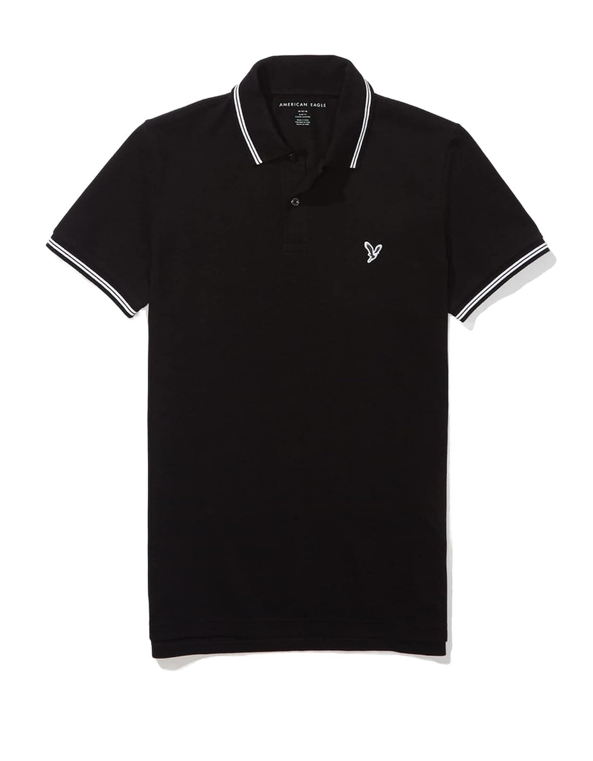 American Eagle Men's Slim Fit Pique Polo Shirt