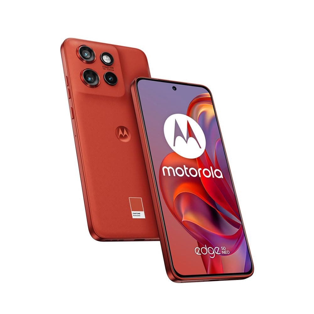 Motorola Edge 50 Neo Dual-SIM 256GB ROM + 8GB RAM (GSM Only | No CDMA) Factory Unlocked 5G Smartphone (Pantone Poinciana) - International Version