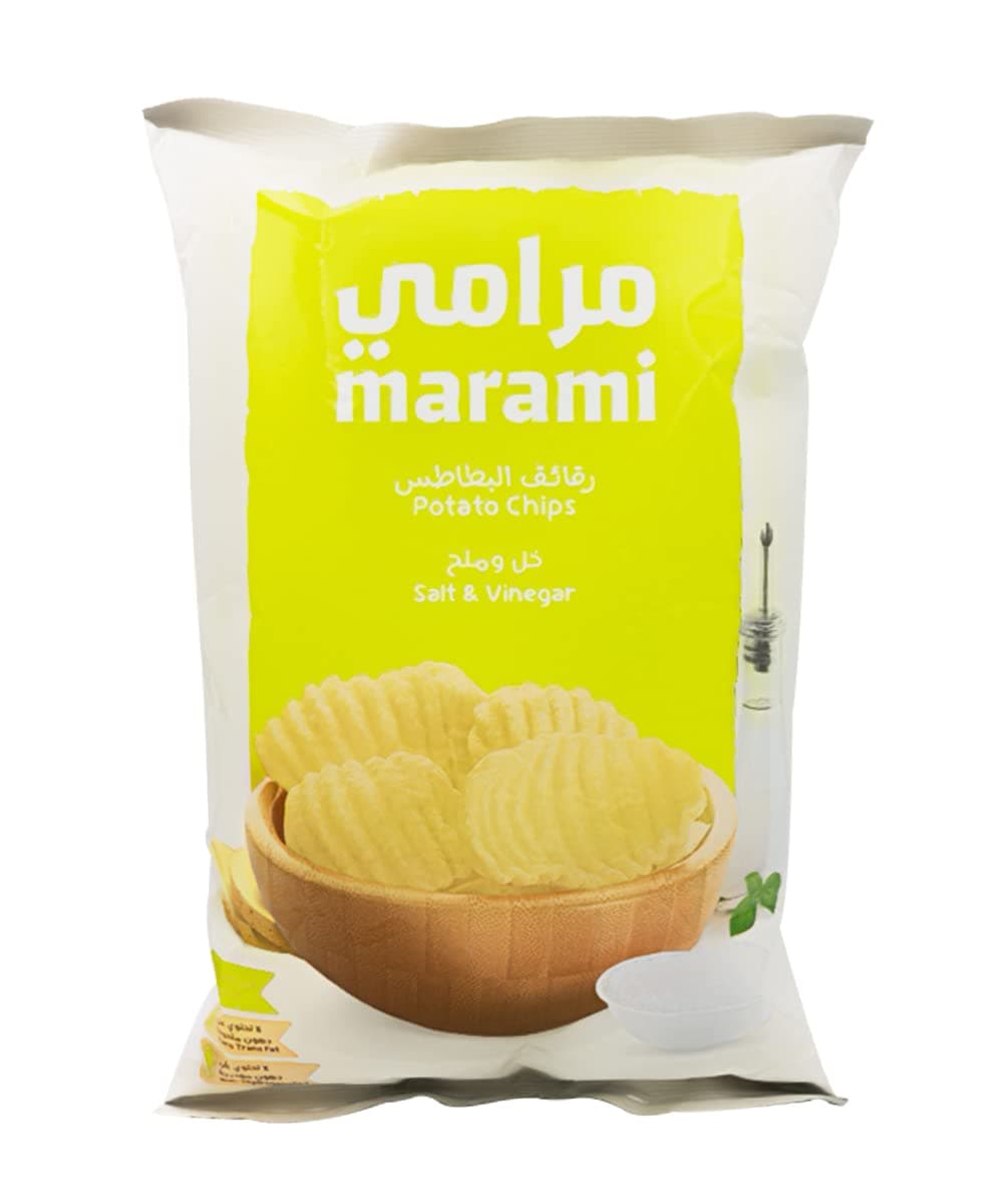 Marami Wavy Chips Salt & Vinegar 100Gm