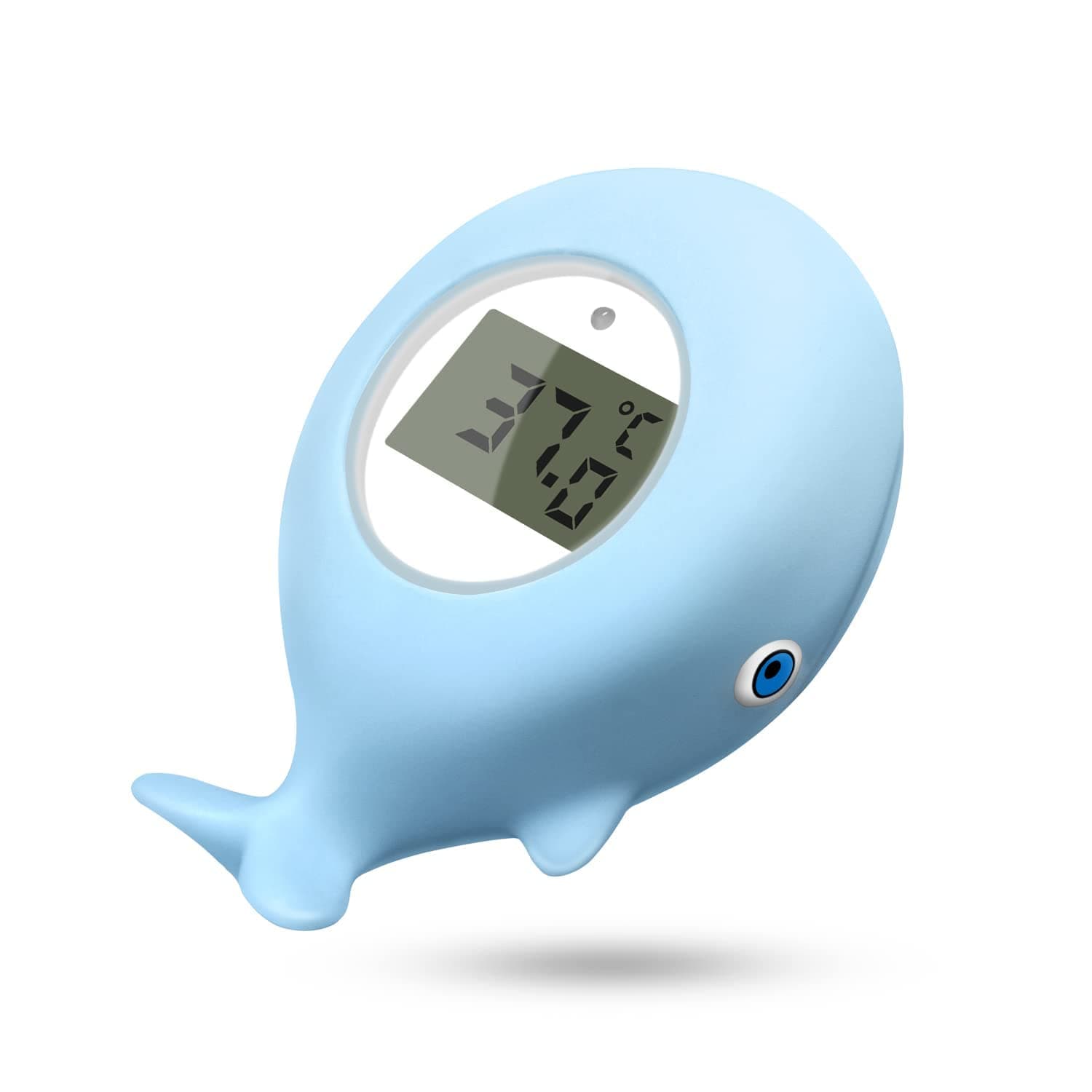 NALACAL Baby Bath Thermometer for Infant Safety, Digital Water Temperature Gauge, Floating Bathing Gift for Newborn With Flashing Warning
