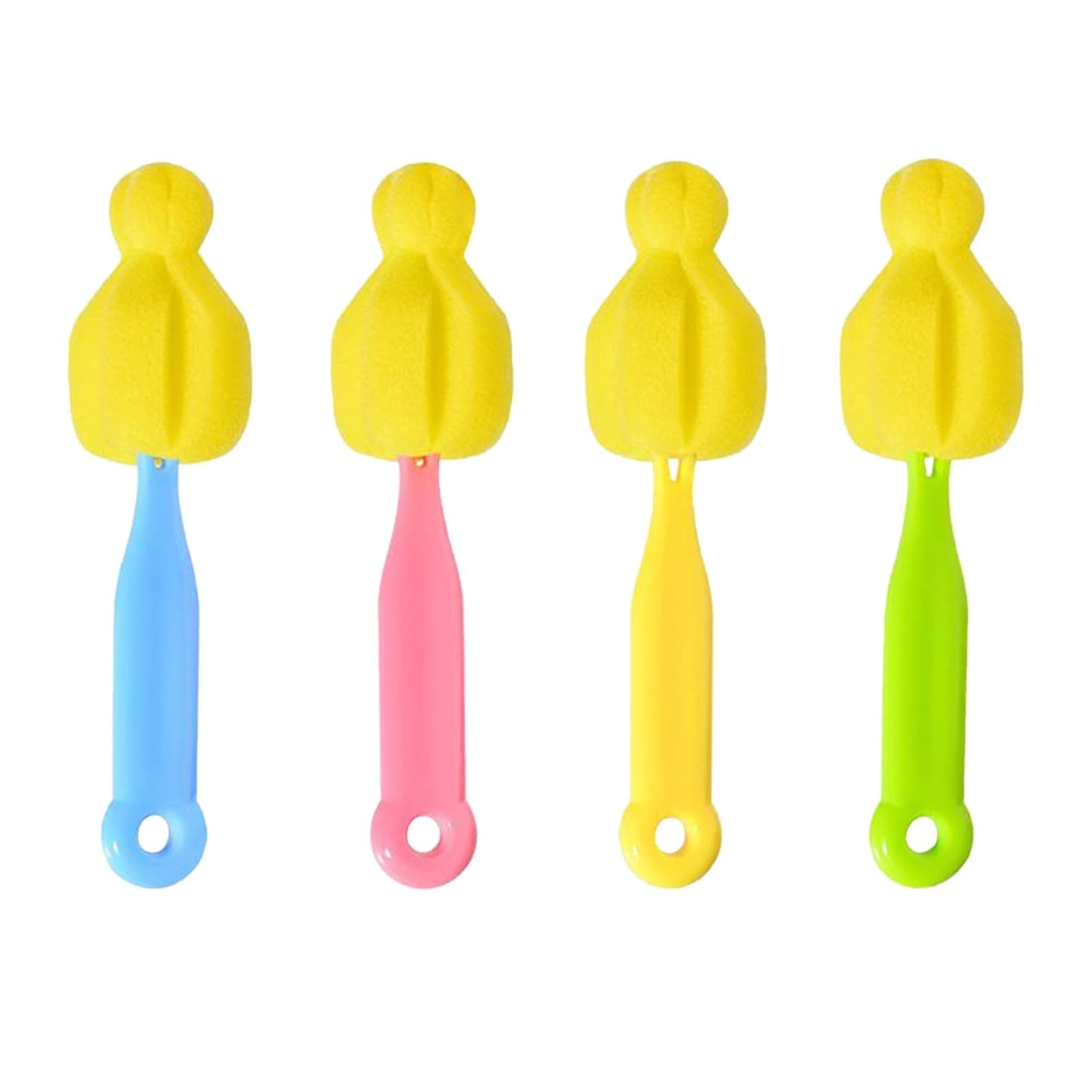 Baby Bottle Nipple Brush - Long Handle Sponge Brush | Long Handle Bottle Cleaner for Home Kitchen Car Baby Water Milk Cup Airplane Outdoor