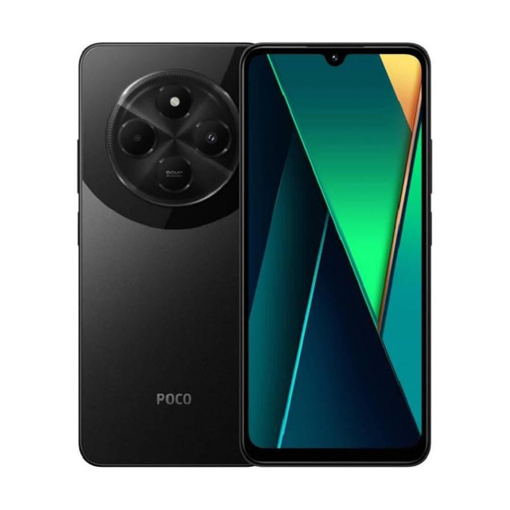 Xiaomi POCO c75 Mobile, Black (8GB Ram+256GB) | Mediatek Helio G81 octacore processor | 6.88" 120Hz display | 50MP AI Dual Camera + 13MP Front camera