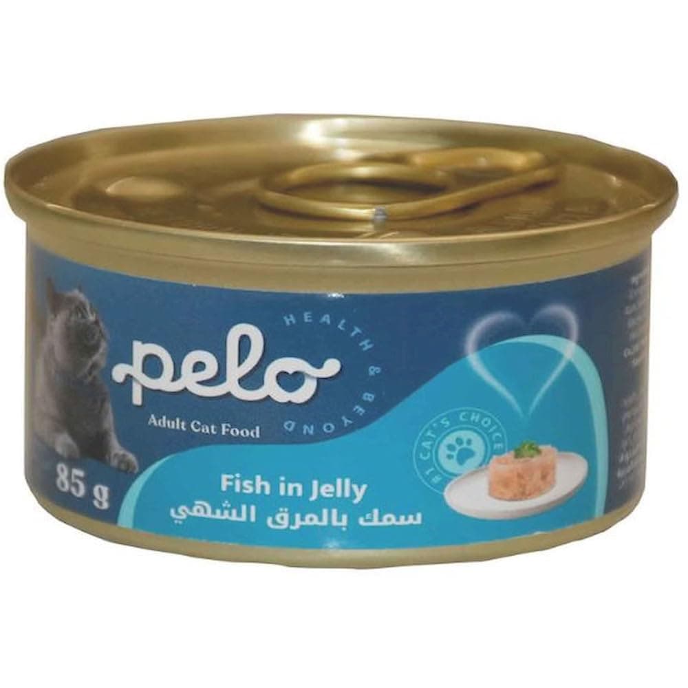 Pelo Adult Cat Food Fish in Jelly, 85 gm