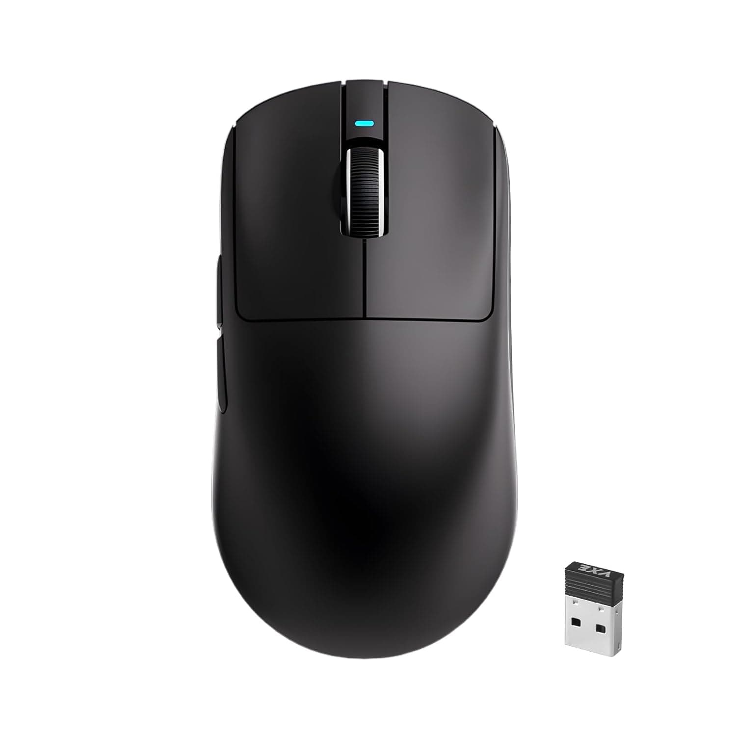 ماوس العاب R1 SE+ من ميكيبي، 18000 نقطة لكل بوصة، مستشعر PAW3395SE عالي الدقة، خفيف الوزن 55 غرام، ماوس لاسلكي بثلاثة اوضاع اتصال، ماوس مريح قابل للبرمجة مناسب لاجهزة اللابتوب/الكمبيوتر/ماك (اسود)