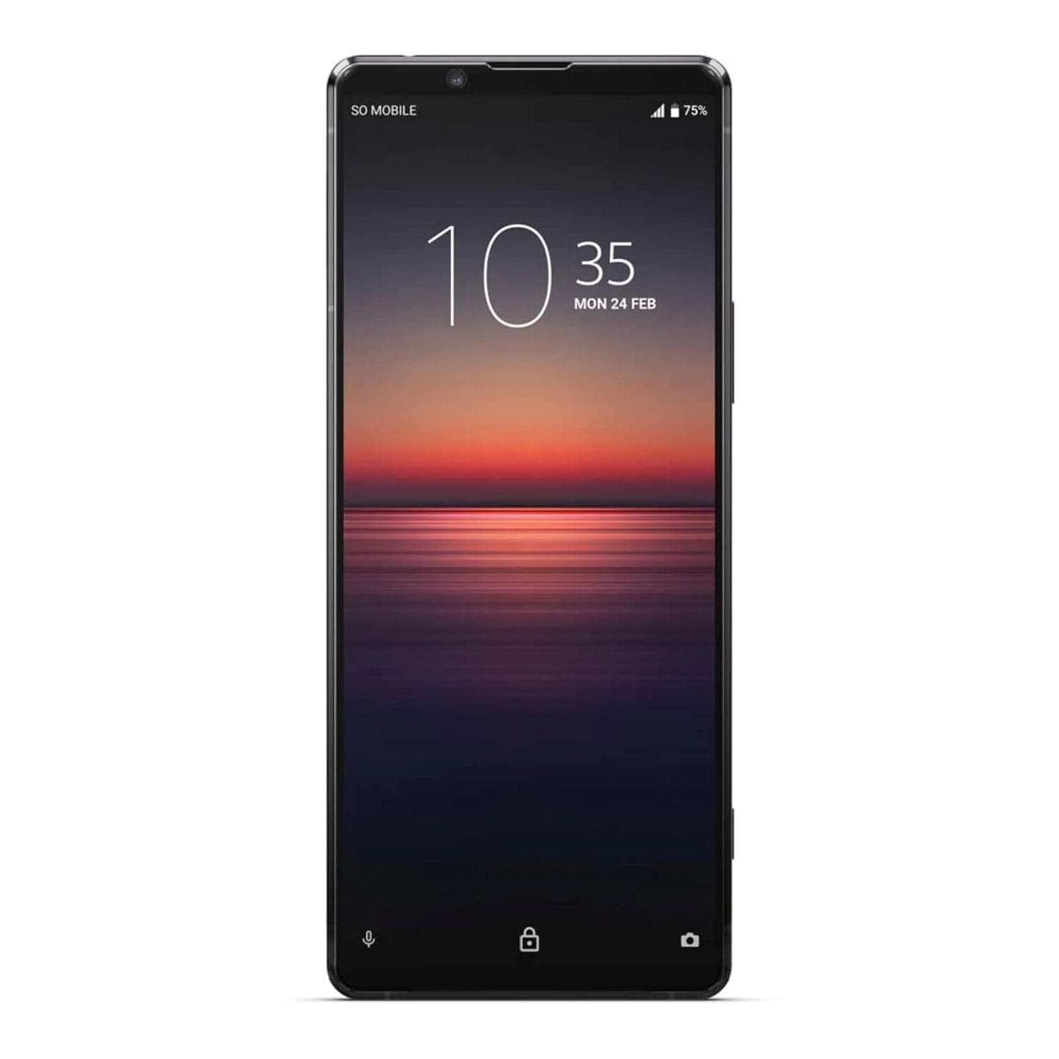 سوني هاتف ذكي اكسبيريا 1 II، شاشة عرض سينما وايد 21:9 بدقة 4K HDR OLED - كاميرا ثلاثية العدسات - مقبس صوت 3.5 ملم - ذاكرة رام 8 جيجا - ذاكرة تخزين 256 جيجابايت - شريحة واحدة، اسود
