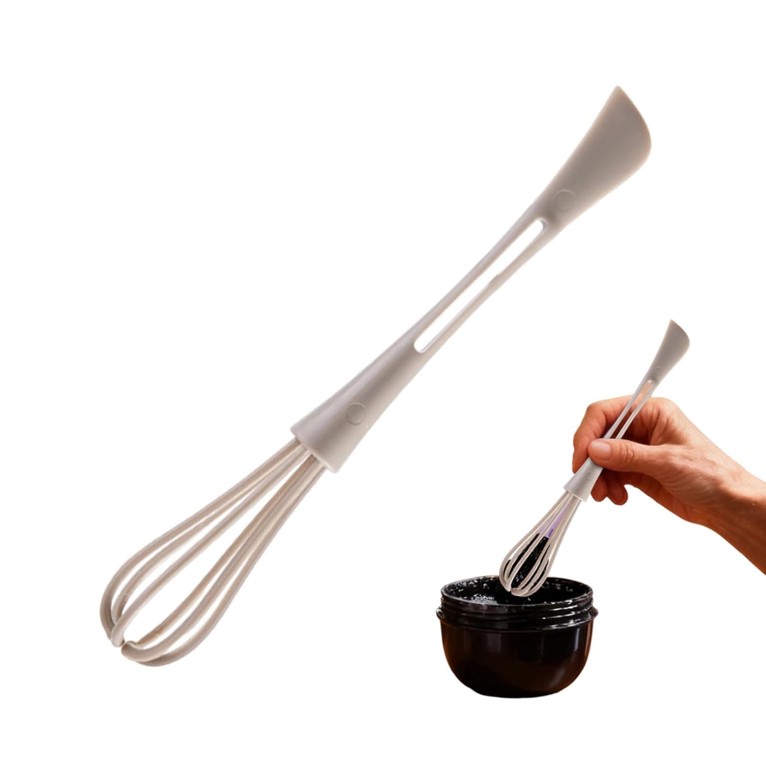 خلاط صبغات الشعر، اداة تطبيق مقاومة للماء، مضرب دقيق لصبغ الشعر، للنساء والاولاد والبنات والشباب والمراهقين والصالون والمنزل والسفر والحلاق