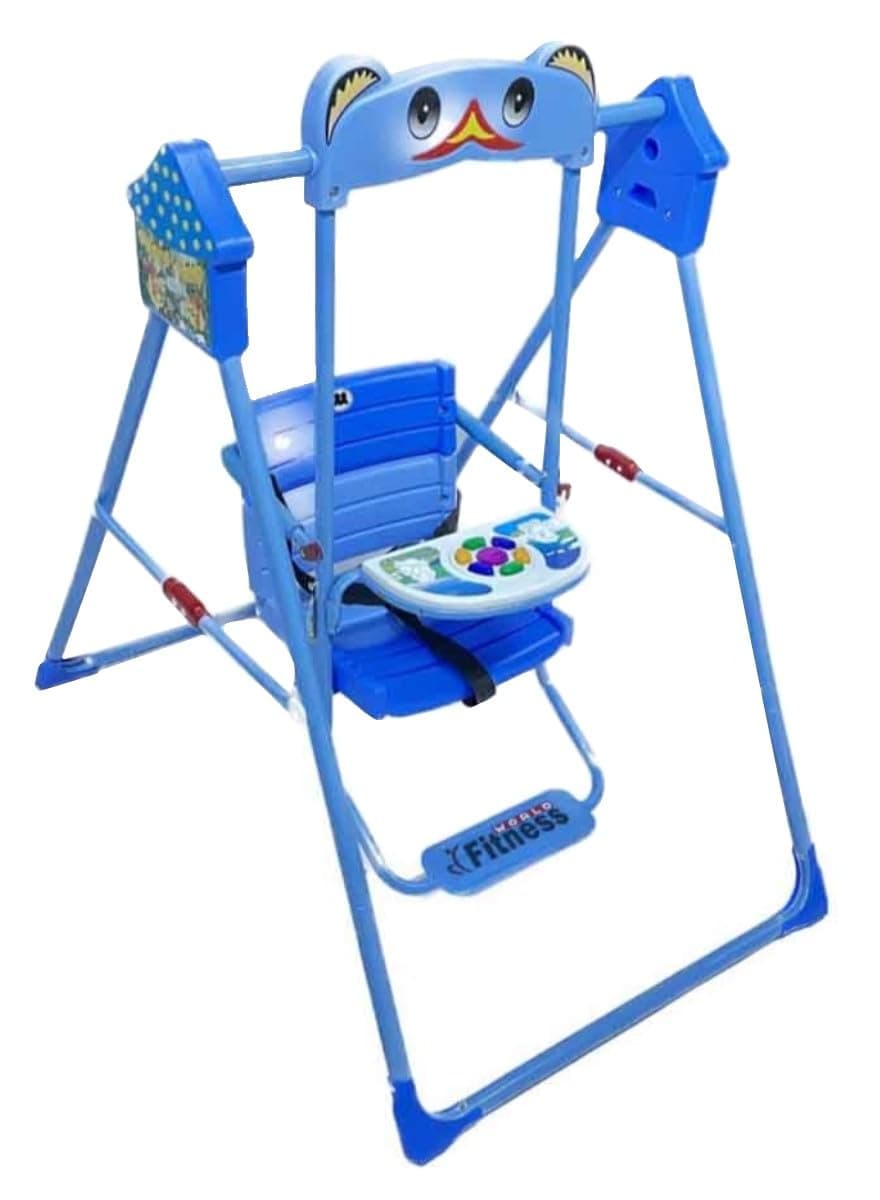 Baby Swing, Toddler Swing, Indoor and Outdoor Swing Set with Safety Seat, Infant Swing, Swing Sets for Backyard, Swing Set for Kids, Infants and Infants - Blue