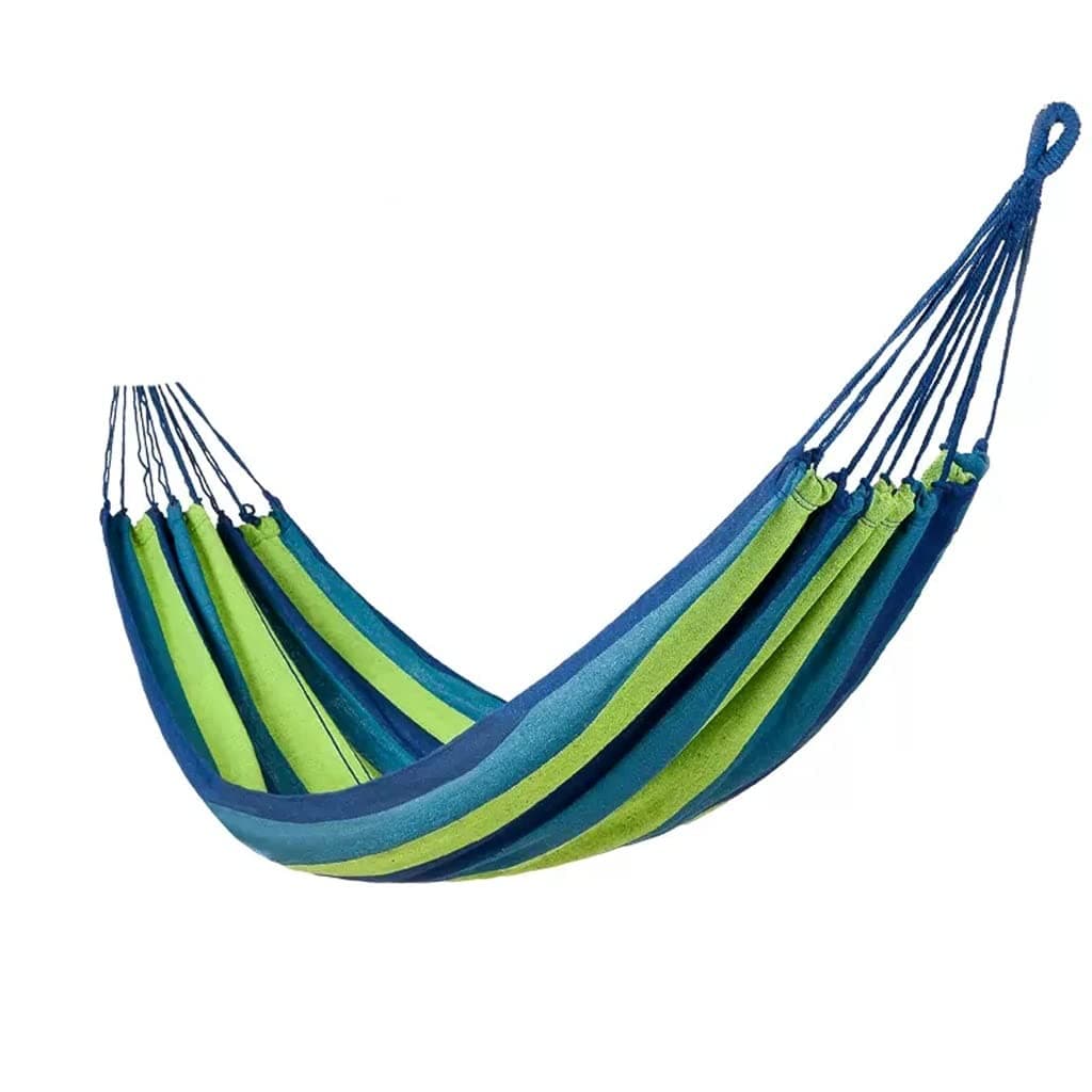 Outdoor Hammock Anti-rollover Travel Camping Portable Hammock Hanging Chair Outdoor Portable Camping Travel Equipment (Color : Green, Size : 190 * 80cm)