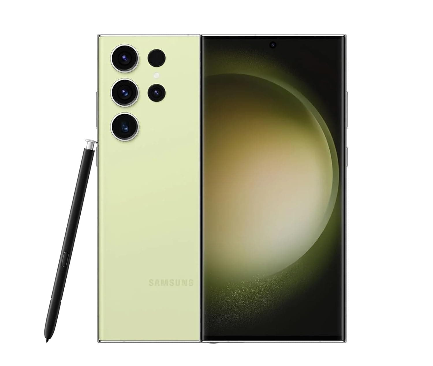 Samsung Galaxy S23 Ultra SM-S918B EXCLUSIVE EDITION Dual-SIM 1TB ROM + 12GB RAM (Only GSM | No CDMA) Factory Unlocked 5G Smartphone (Lime) - International Version