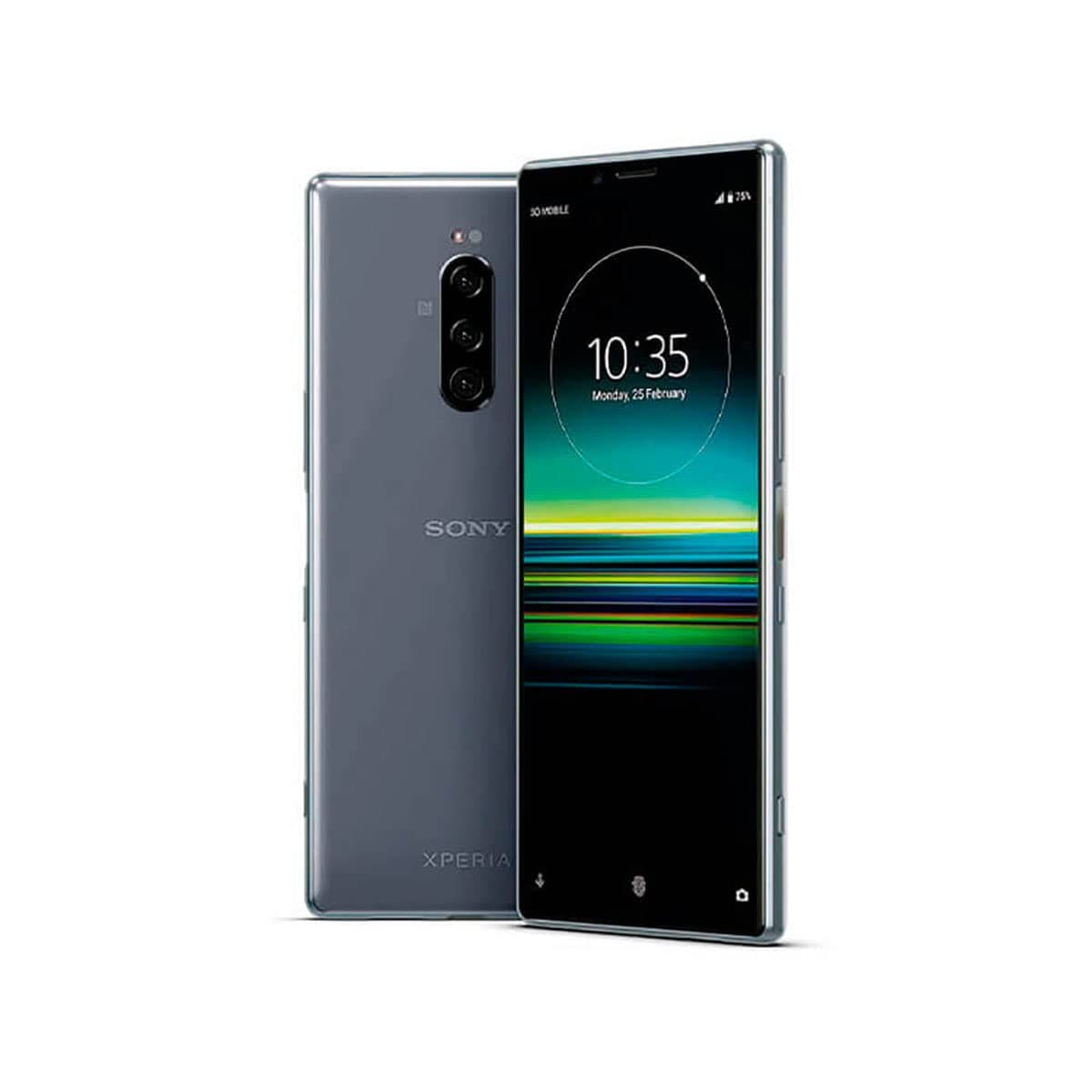 Sony xperia 1 J9110 128Gb 6GB RAM Dual SIM (GSM Only, No CDMA) Factory Unlocked 6.5in 4K Hdr Oled Cinemawide Display - Gray