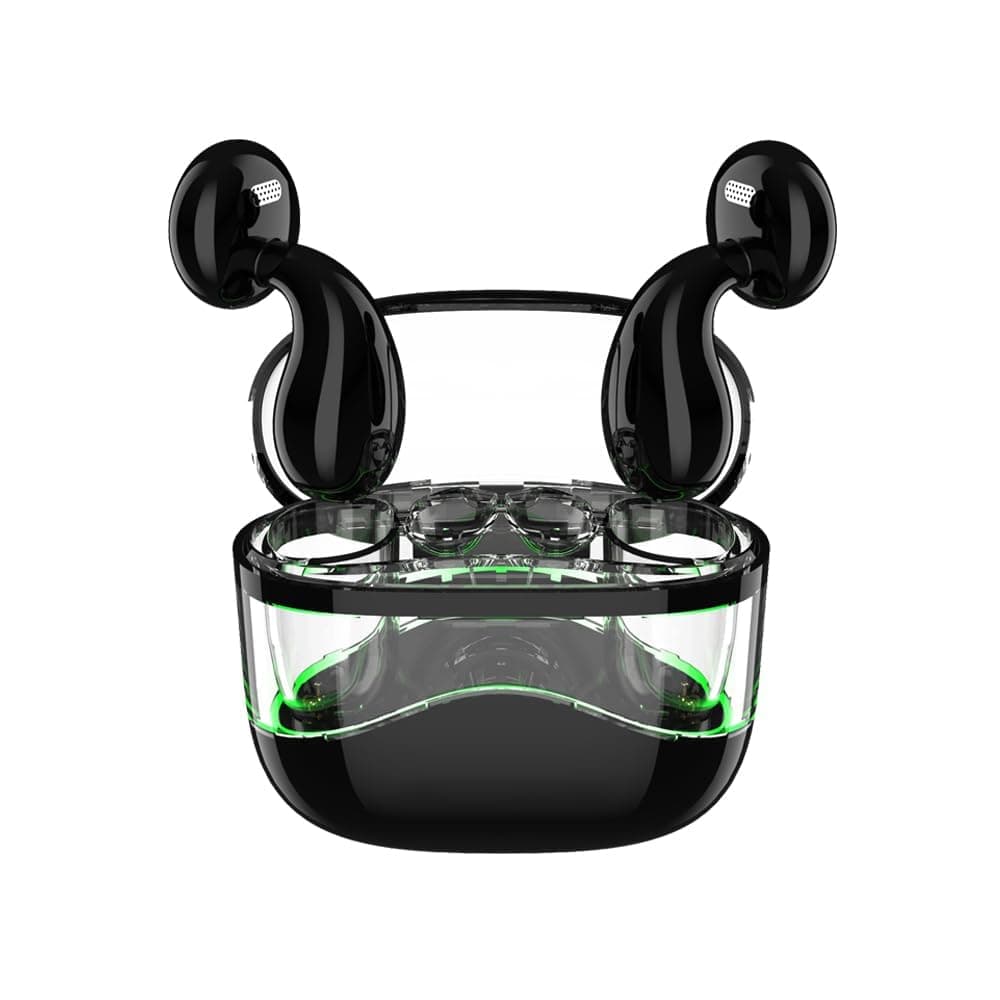 Real-Time Language Translation Wireless Earbuds Bluetooth 5.4, Lightweight In-Ear Headphones with Deep Bass, Noise Cancelling Mics, Clear Calls, Perfect for Sports, Running & Workouts (Black)