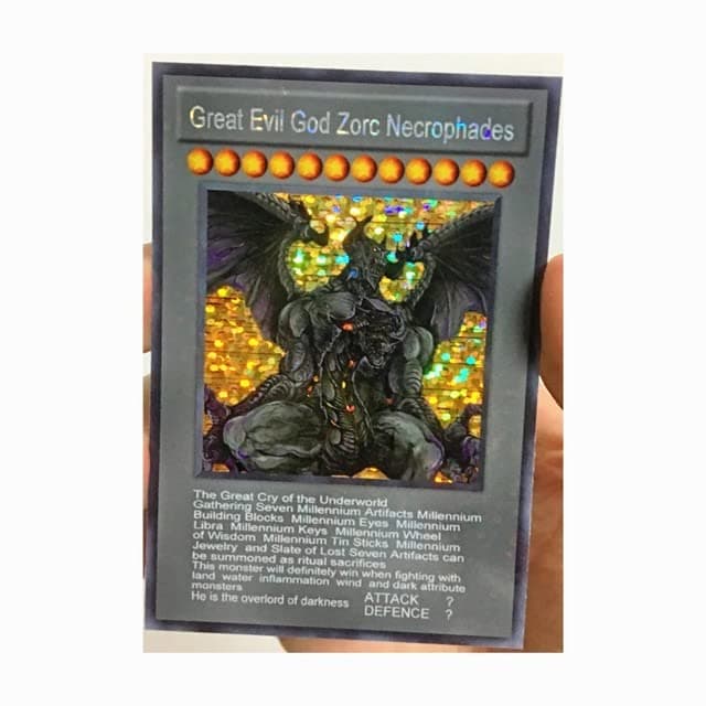 SA-LUX - Yu%Gi%Ohs Great Dark English DIY Тоуs Hobbies Hobby Collectibles Game Collection Anime Cards (B)