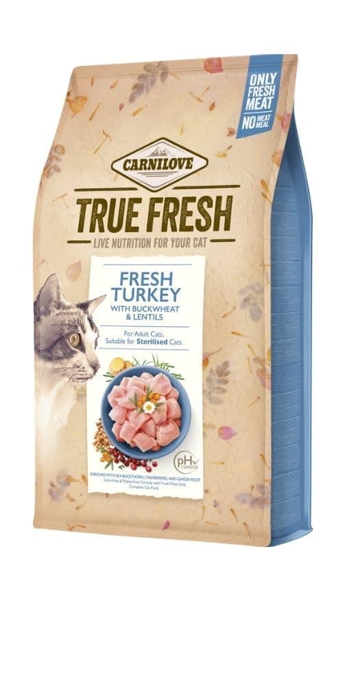 Carnilove True Fresh Turkey For Adult Cats, 1.8 kg