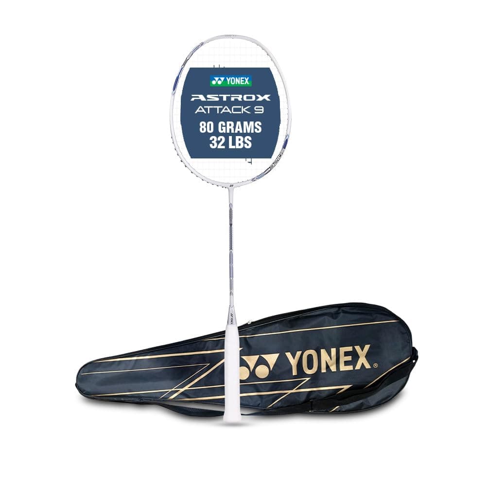 Yonex Badminton Racquet Astrox Attack 9 Gun Metal Grey G4 4U(Made in India)
