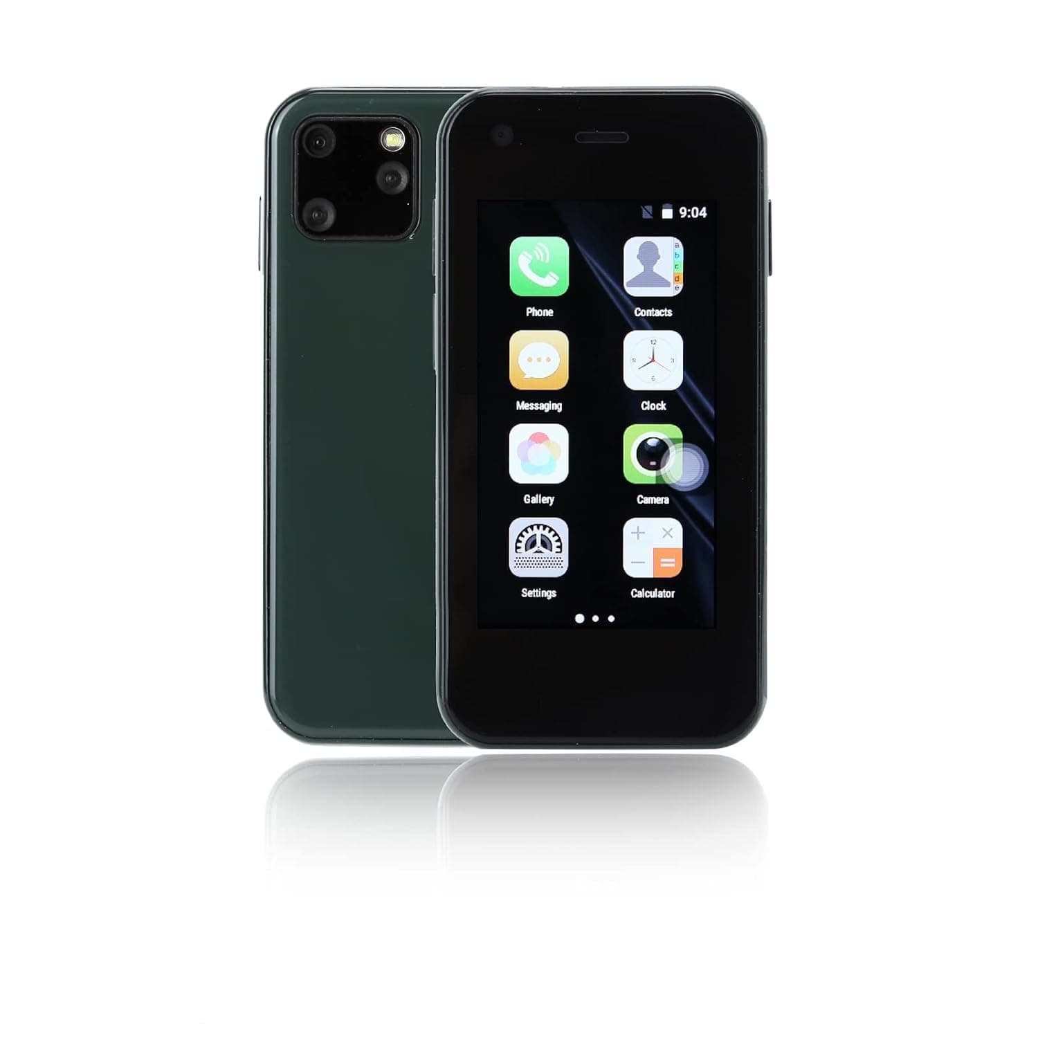 XS11 2.5 Inch 3G Smartphone Four Core Built-in 1+8G 2100mAh Battery Complete Functions, Fast Running with Mobile Phone Film for (green)