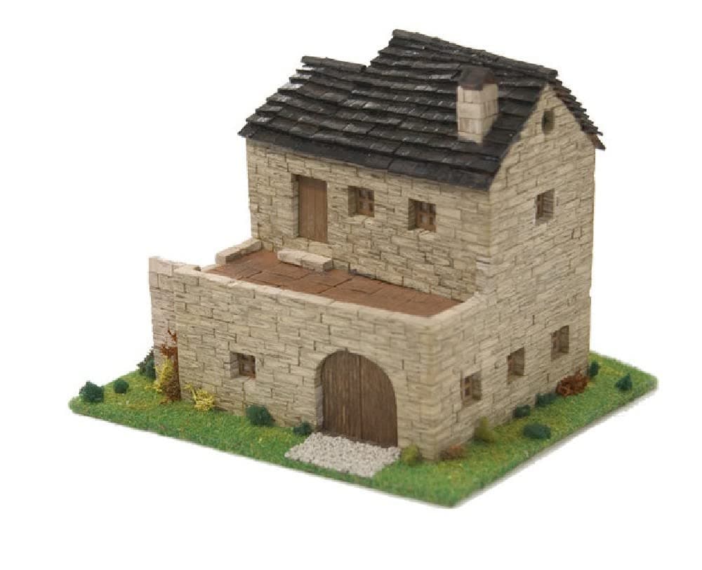 CUIT Ceramic Building Construction Kit, Rural House 2 (1:87)