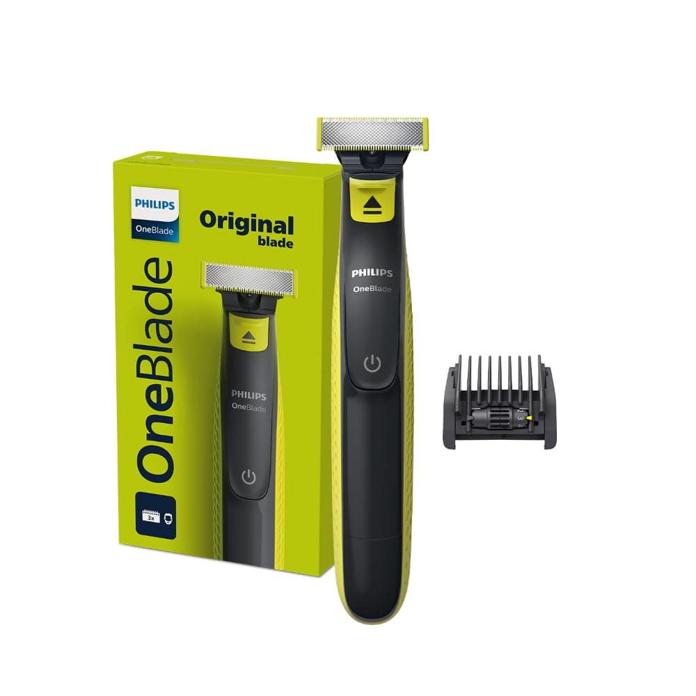 Philips OneBlade QP2724/20 | Trim, Edge & Shave Any Length of Hair| 5-in-1 Adjustable Comb, Dual-Sided Blade | 45min Cordless Use, USB Charging