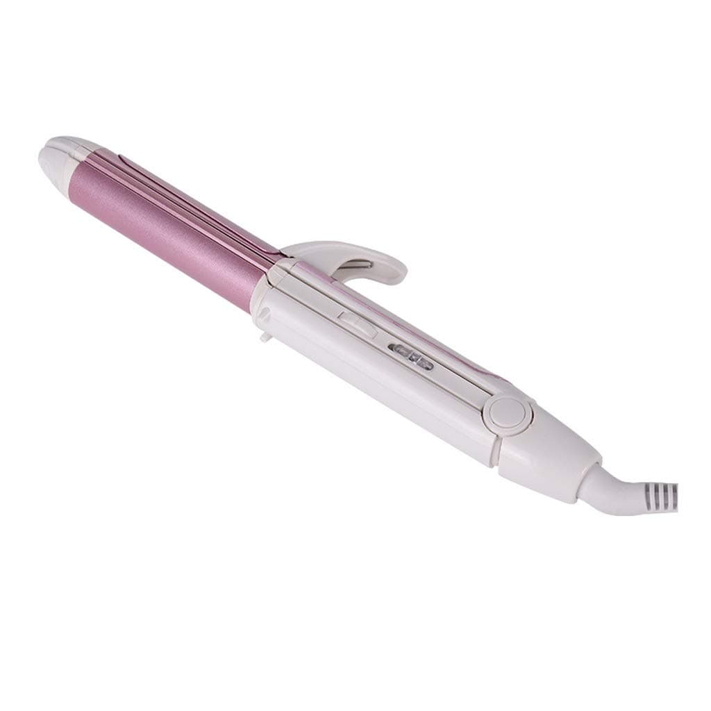 مكواة فرد وتجعيد الشعر الكهربائية 3 في 1، ادوات تصفيف الشعر الشخصية للشعر المجعد من السيراميك التورمالين، مكواة تمويج الشعر من شوارك