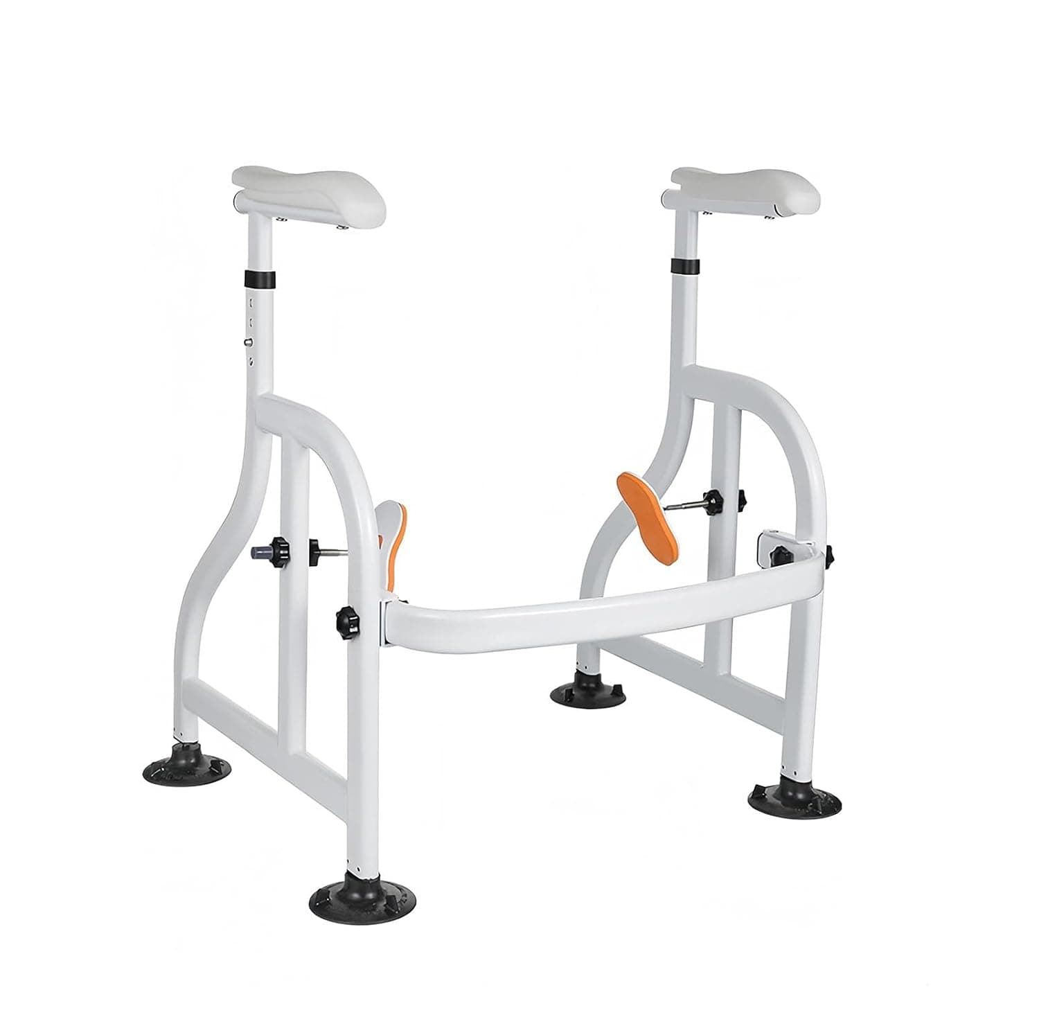 Bathroom Toilet Safety Rails, Height Width Adjustable Stability Toilet Safety Frame, for Elderly, Senior, Handicap & Disabled, 150KG Weight Capacity