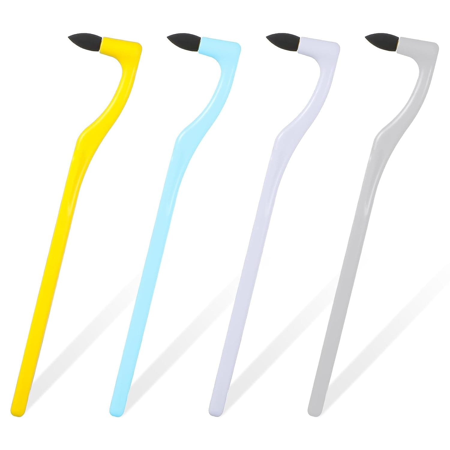 Pack of 4 Toothbrush Stain Remover Tartar Remover Tooth Cleaning Set Tooth Polisher Dental Care for Removes Discolouration Plaque Tartar Removal