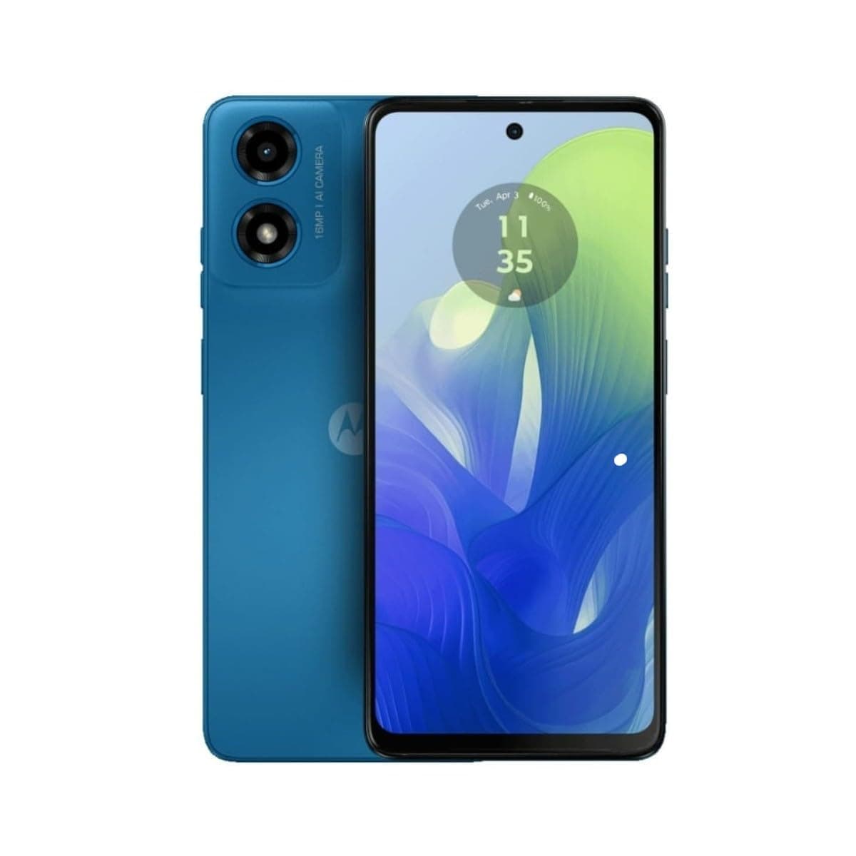 Motorola Moto G04s Dual-SIM 64GB ROM + 4GB RAM (GSM Only | No CDMA) Factory Unlocked 4G/LTE Smartphone (Satin Blue) - International Version