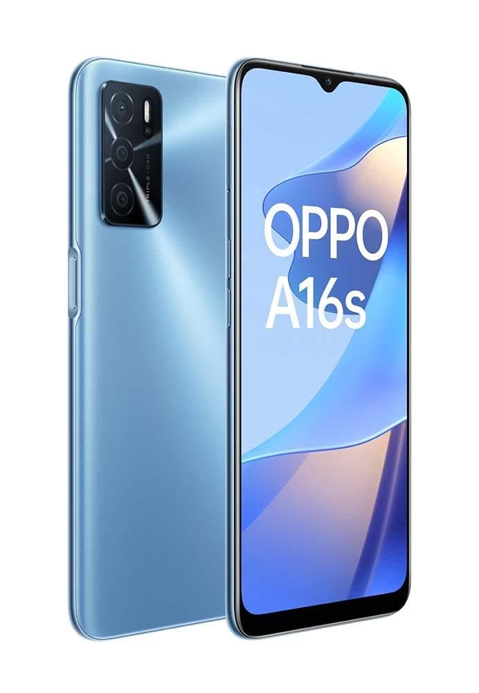 Oppo A16s Dual-SIM 64GB ROM + 4GB RAM (GSM Only | No CDMA) Factory Unlocked 4G/LTE Smartphone (Blue) - International Version
