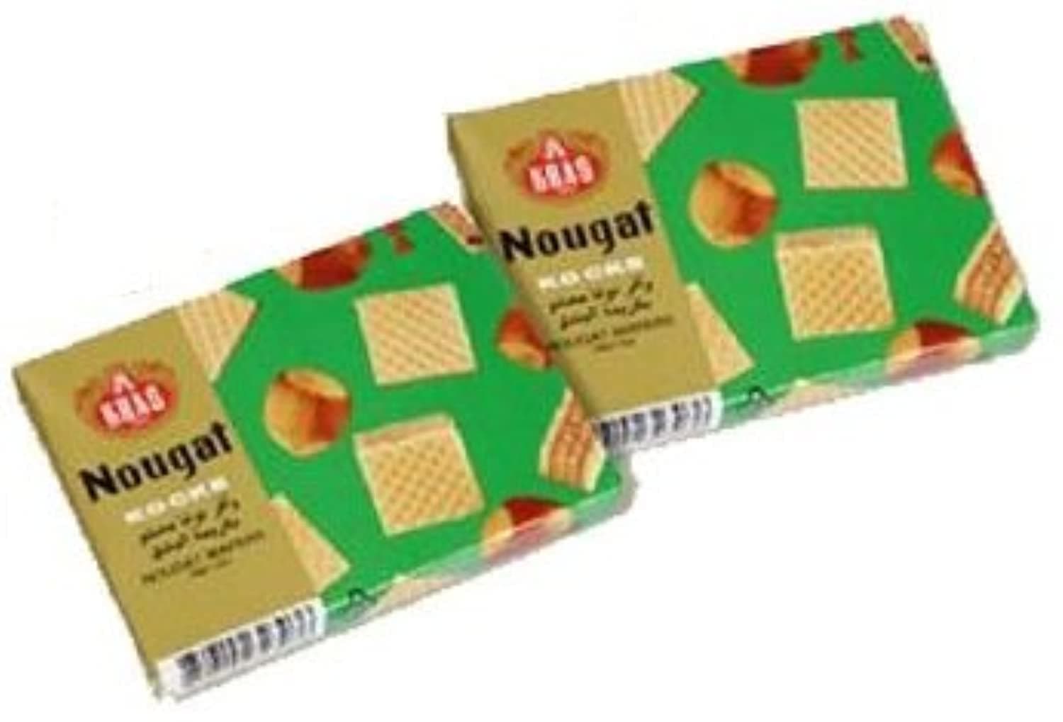 Kras Nougat Wafers Cubes, 38g - Pack of 1