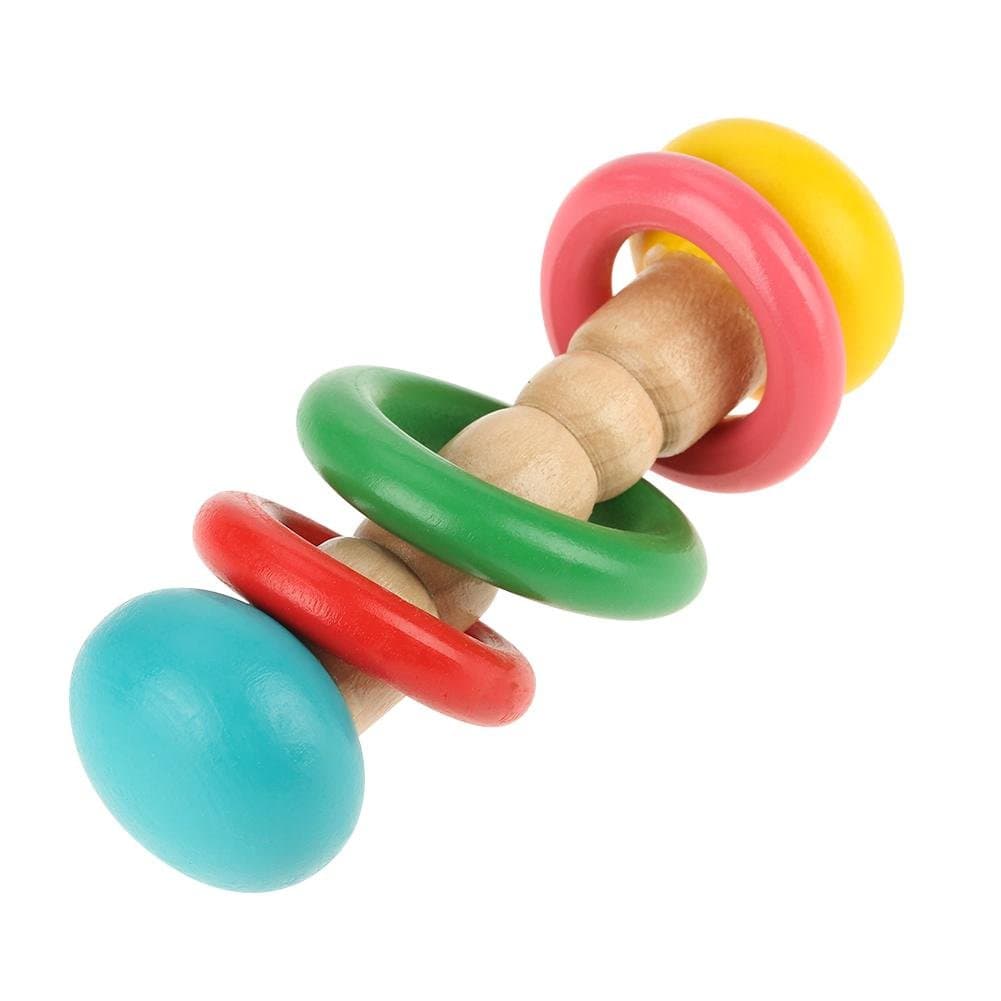 Baby Wooden Rattles Grafting Educational Toys Musical Infant Infant Early