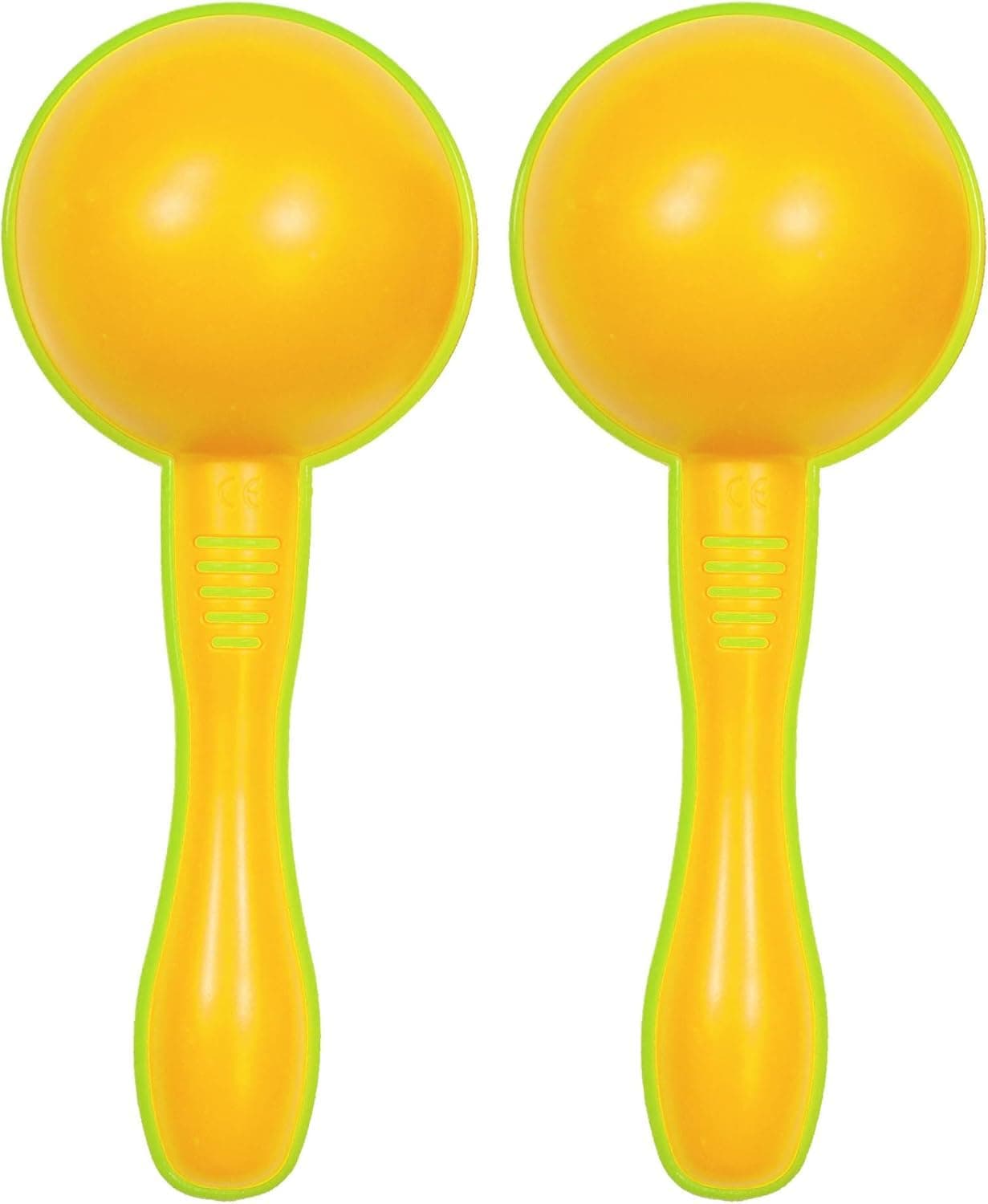 Baby Maracas & Shakers for Infants, Toddlers & Kids – Durable Percussion Musical Instrument Learning Toy for Sensory Development, Parties & Classroom Fun – 2-Pack
