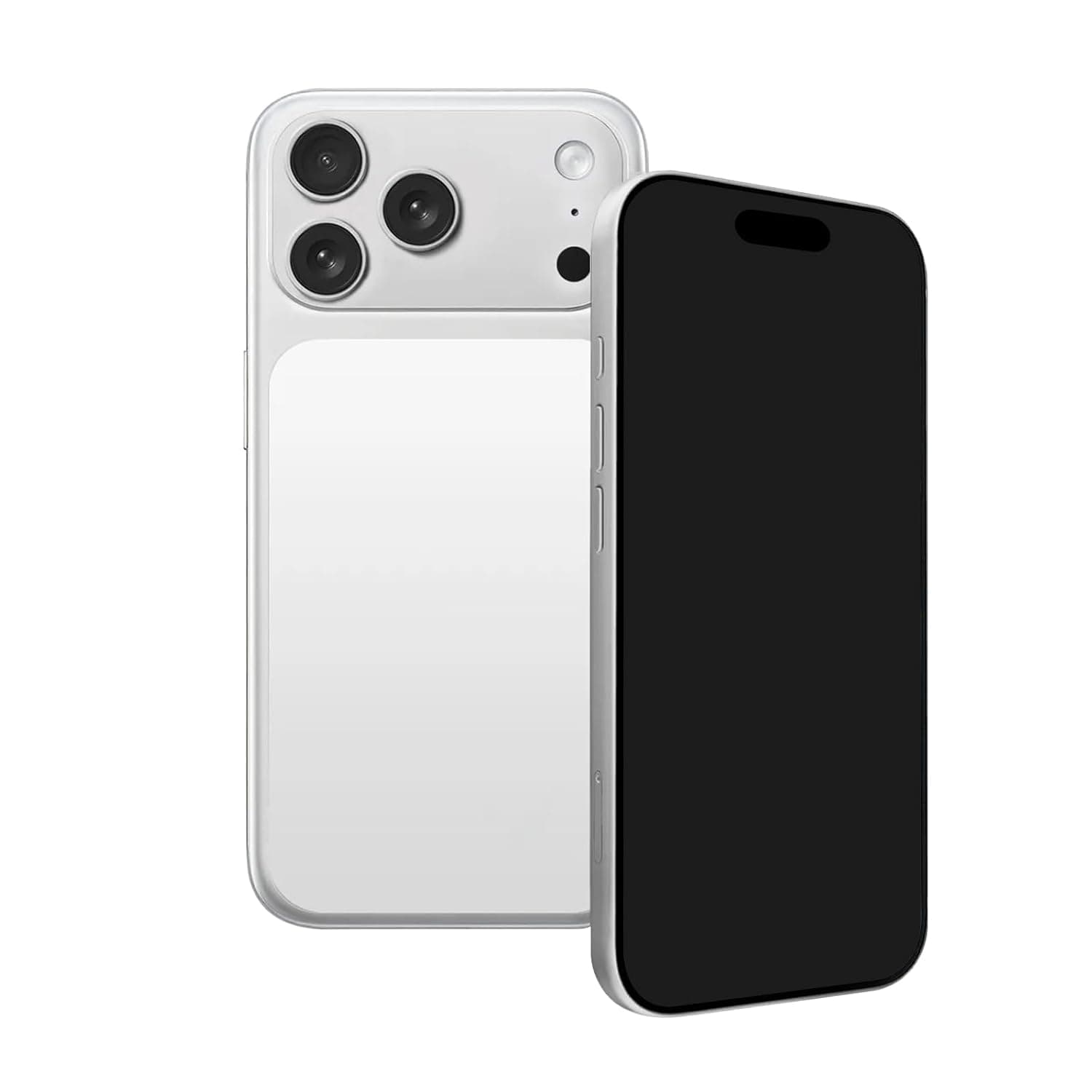 Fake Phone Dummy PropPhone, BlackScreen Decoy PhonePear PhoneNon-Working Phone17Air 17Pro Max, DisplayPhone Look Like Real Phonepro max 17 (17ProMax,White,Black Screen) Prop Mobile Phone