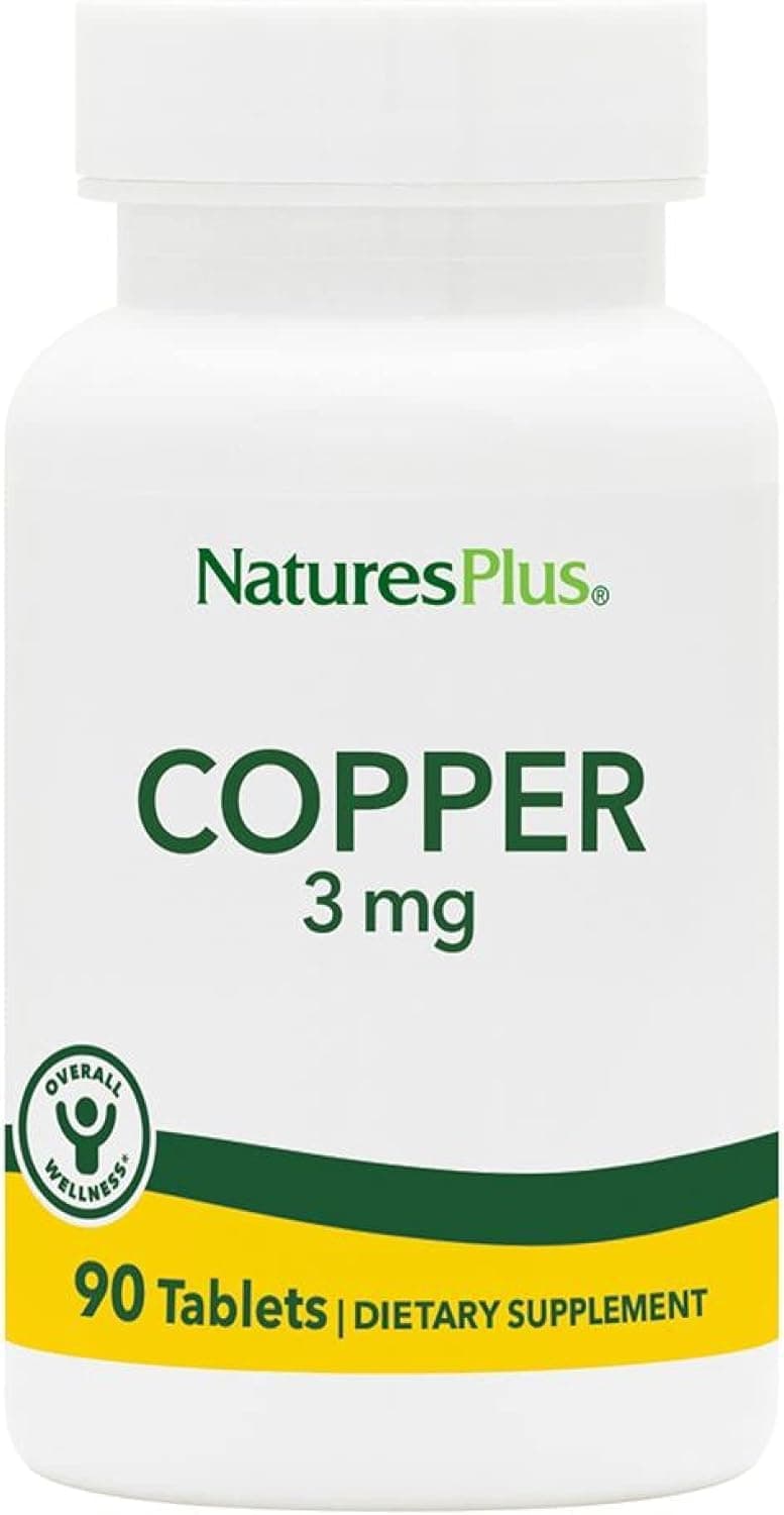 Nature's Plus, Copper, 3 mg, 90 Tablets