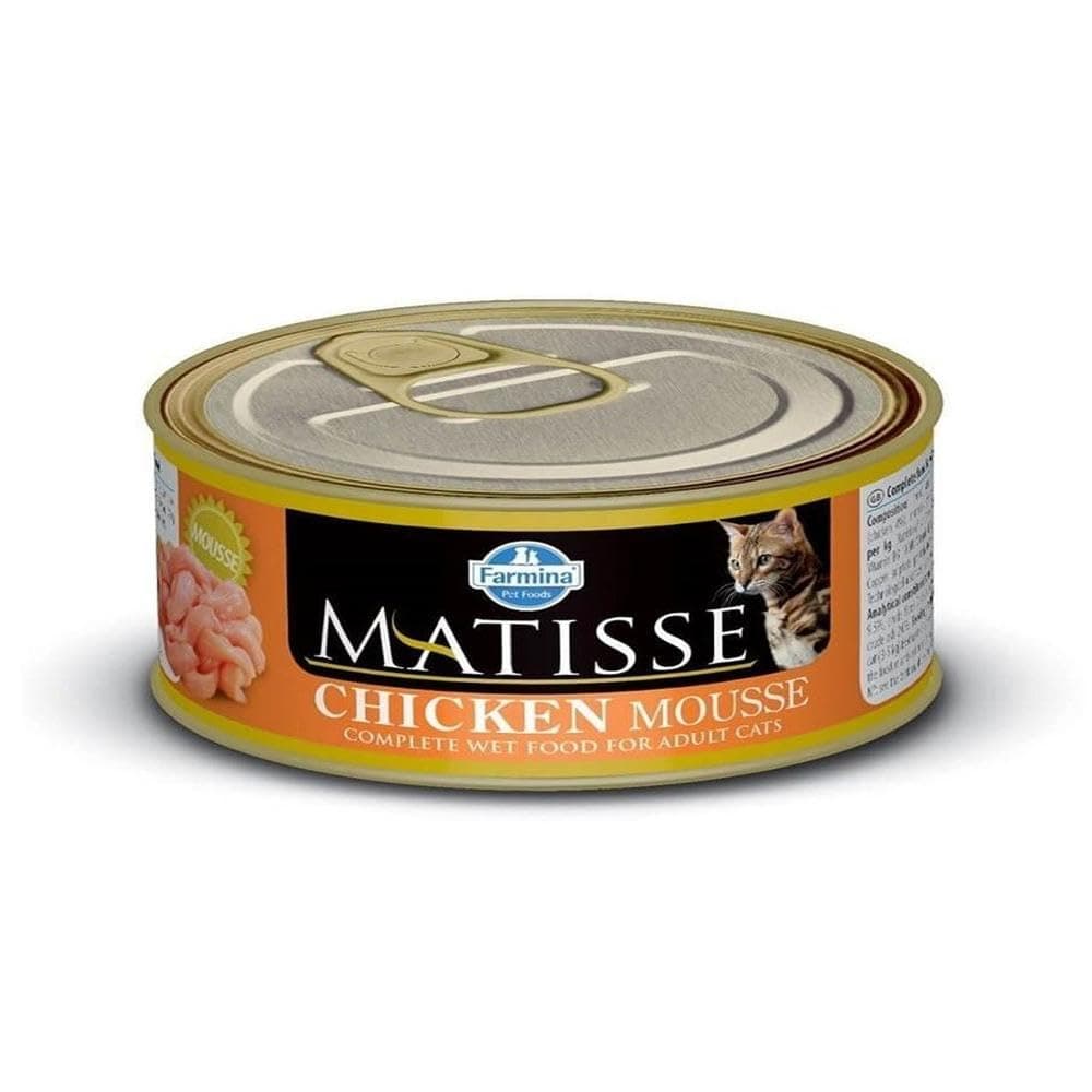 Farmina Matisse Cat Wet Food Chicken Mousse for Adults – 12×85 g
